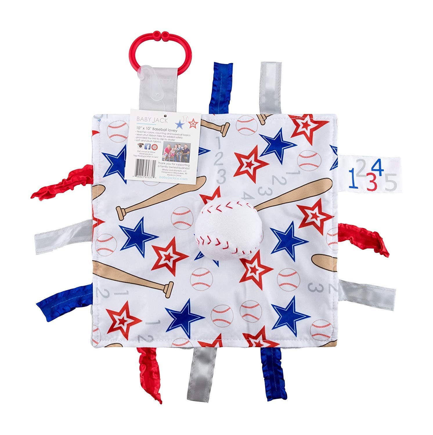 Jouet de baseball pour bébé, 10" x 10"