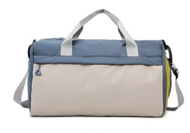 Personalized Nylon Duffle Bag - blue