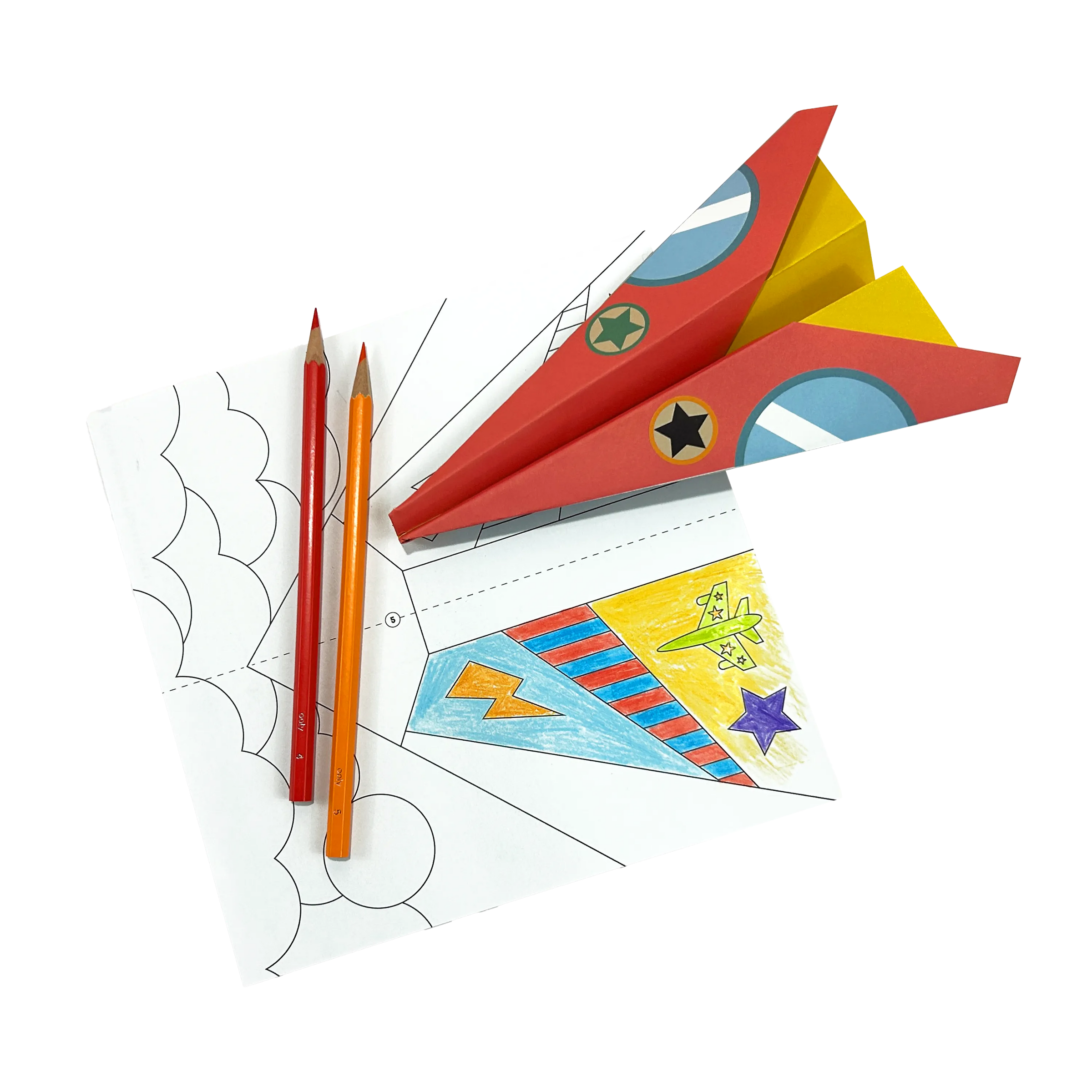 Kit d'activités DIY sur les avions en papier