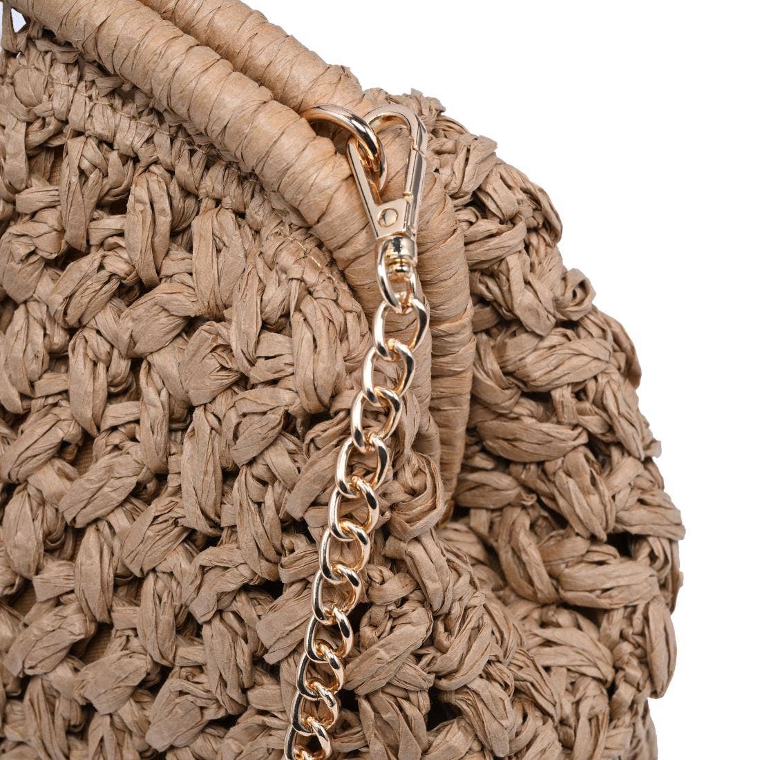 Knotted paper Crossbody - natural