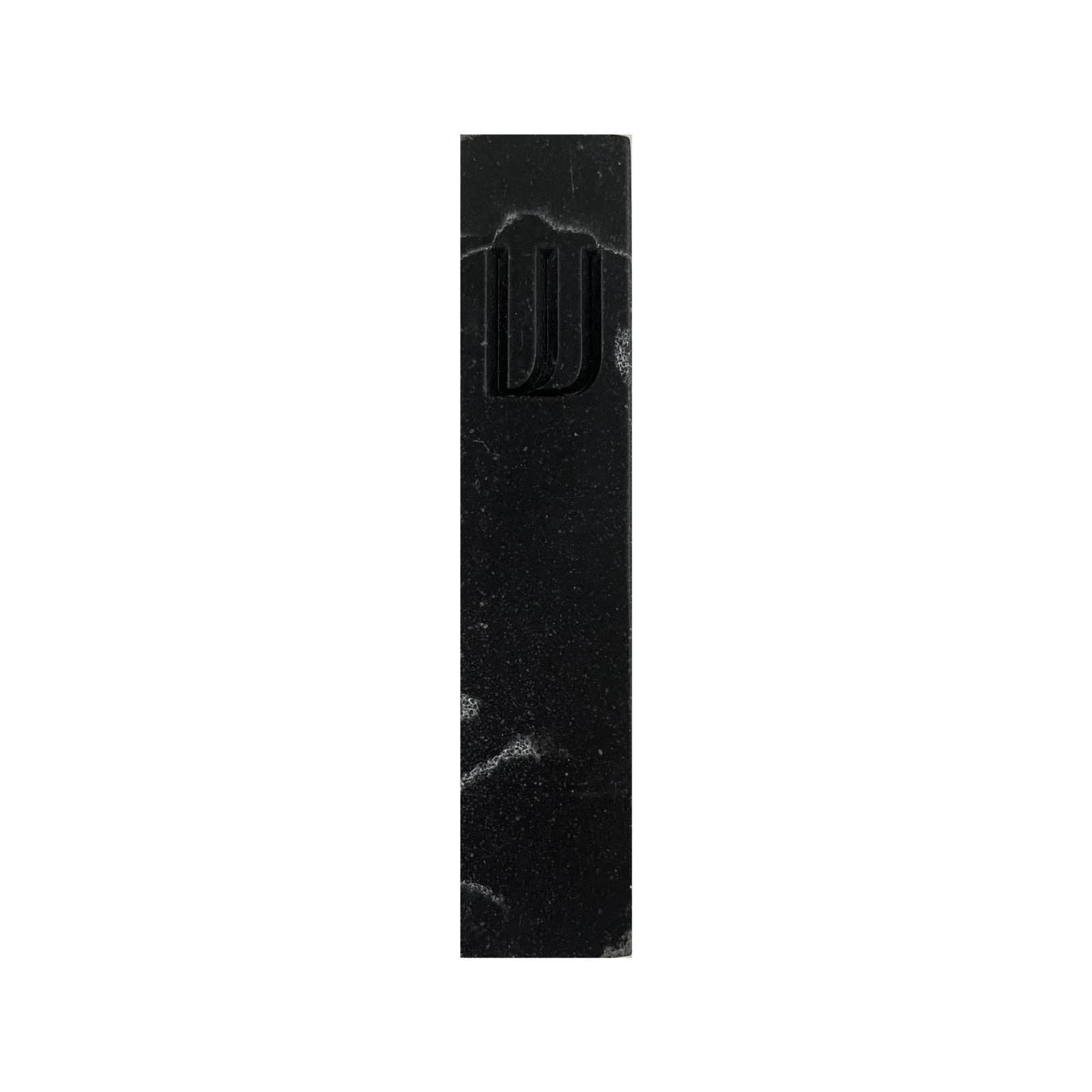 Black Marble Stone mezuzah