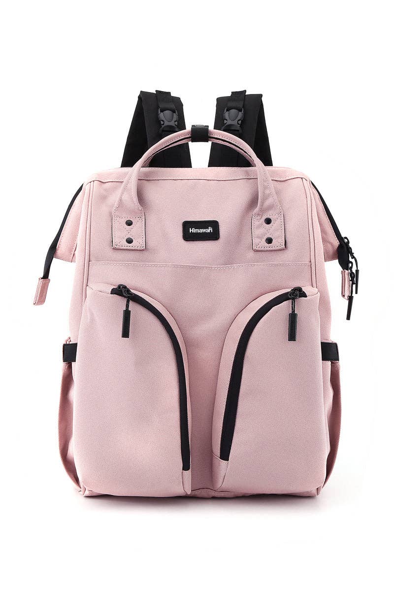 Scandi Look Zipper BACKPACK Pink