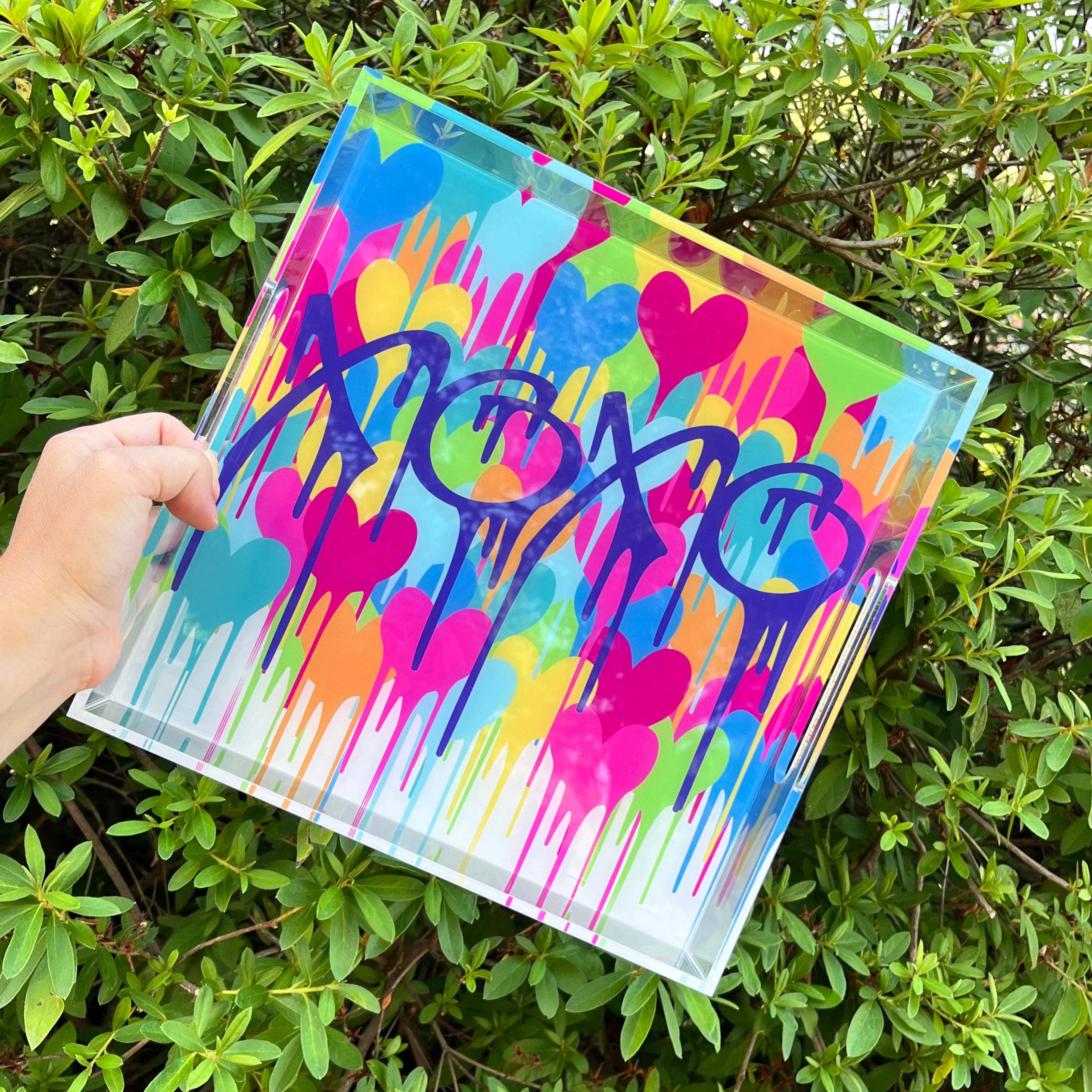 Acrylic Tray - Graffiti Kisses