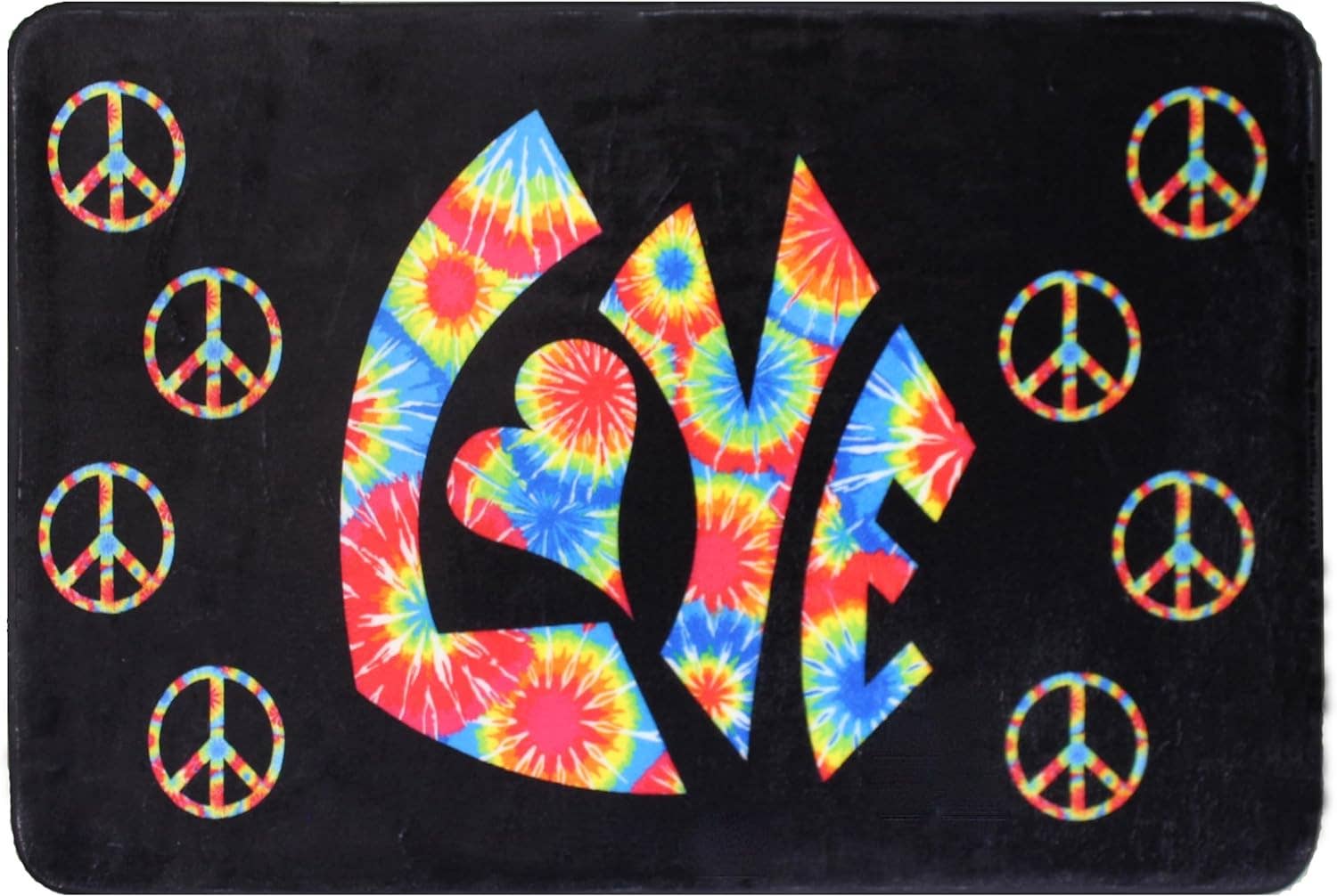 Camp Floor Mat - Peace Love