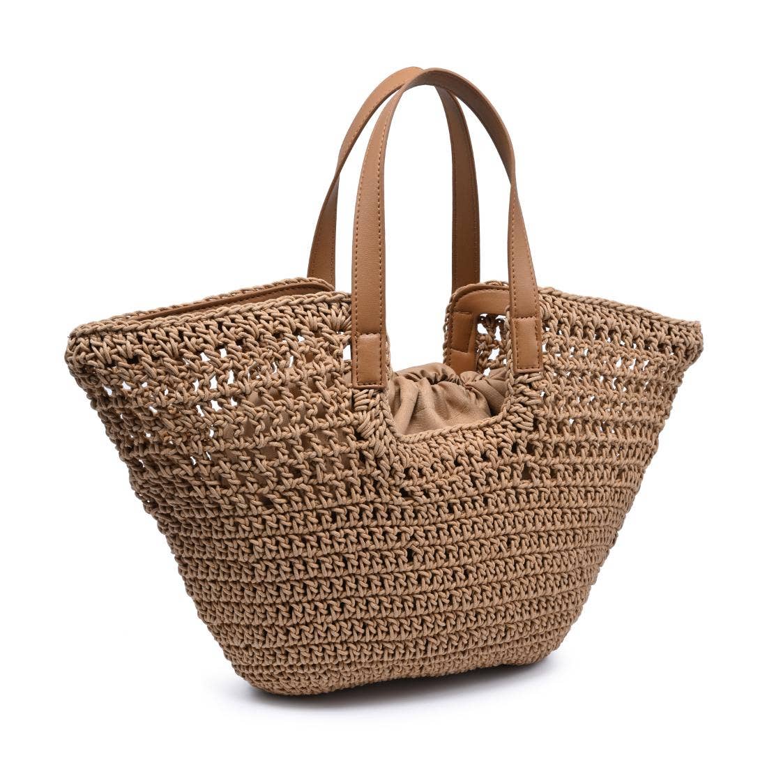 Textured crochet Tote