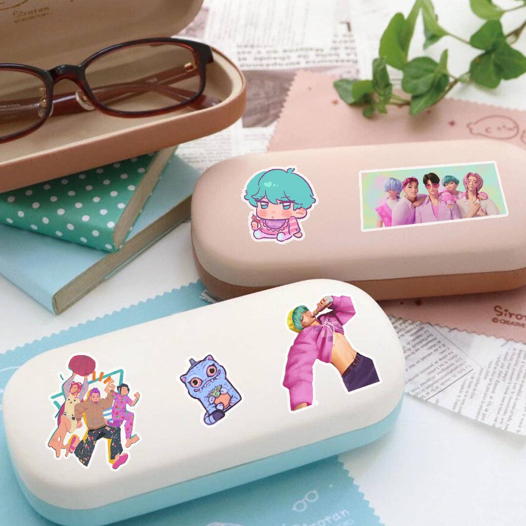 KPop Demon Hunters cartoon Stickers Pack of 50