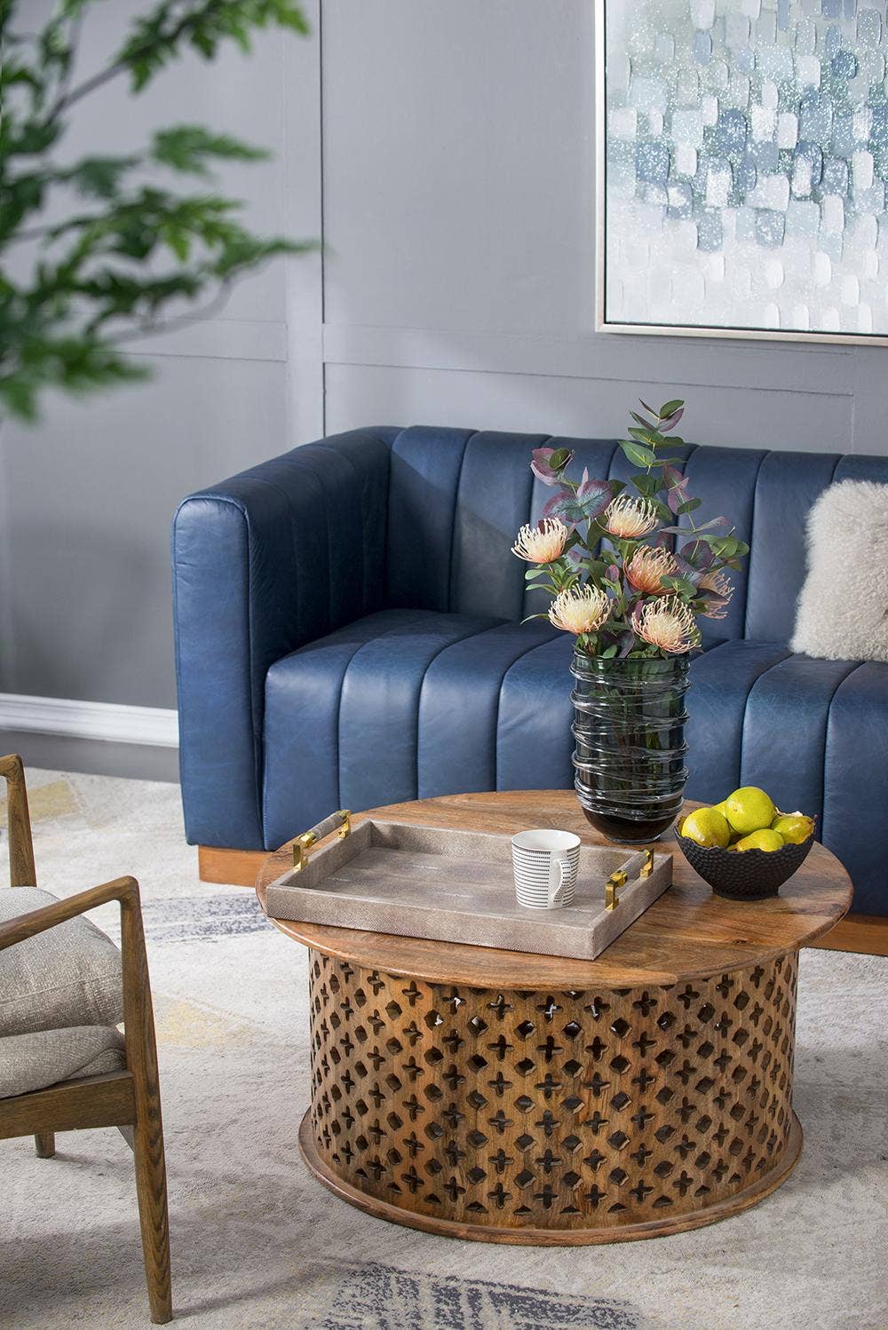 Decorative grey Tray