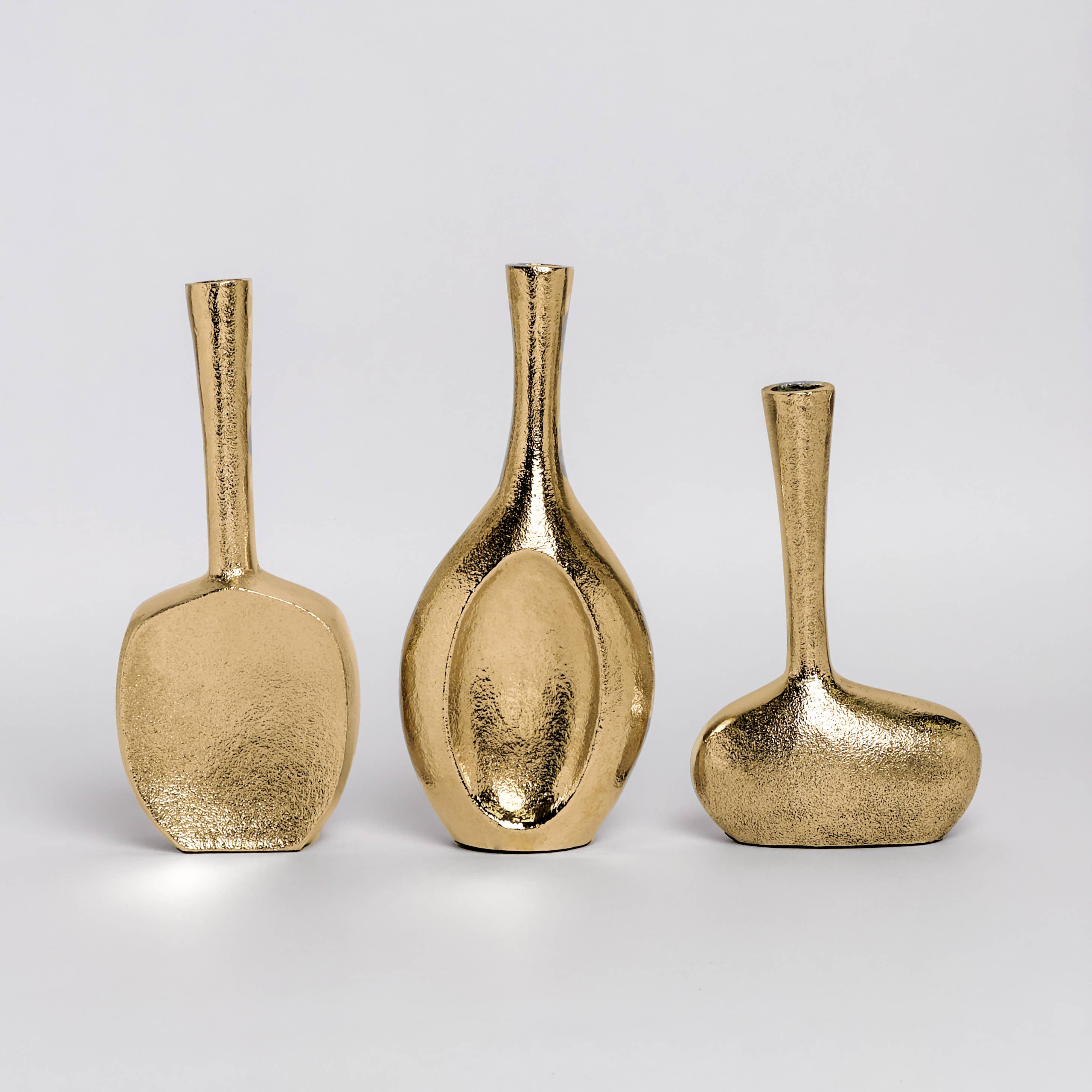 Gold Vases set of 3