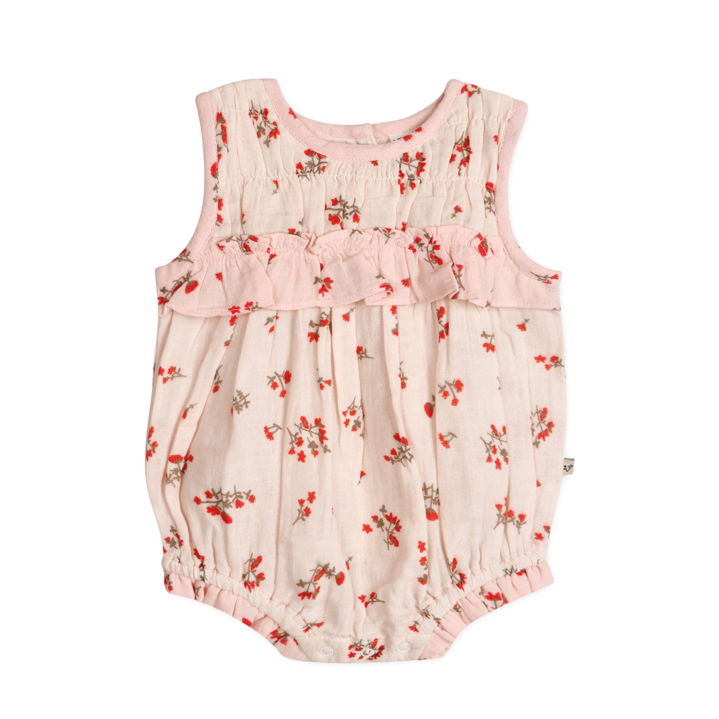 Floral Baby Romper + Headband (Organic)
