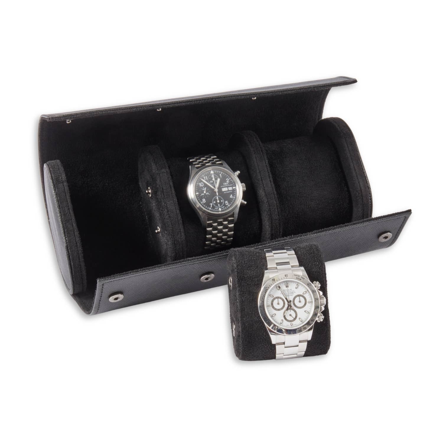 Leather 3 Watch Roll