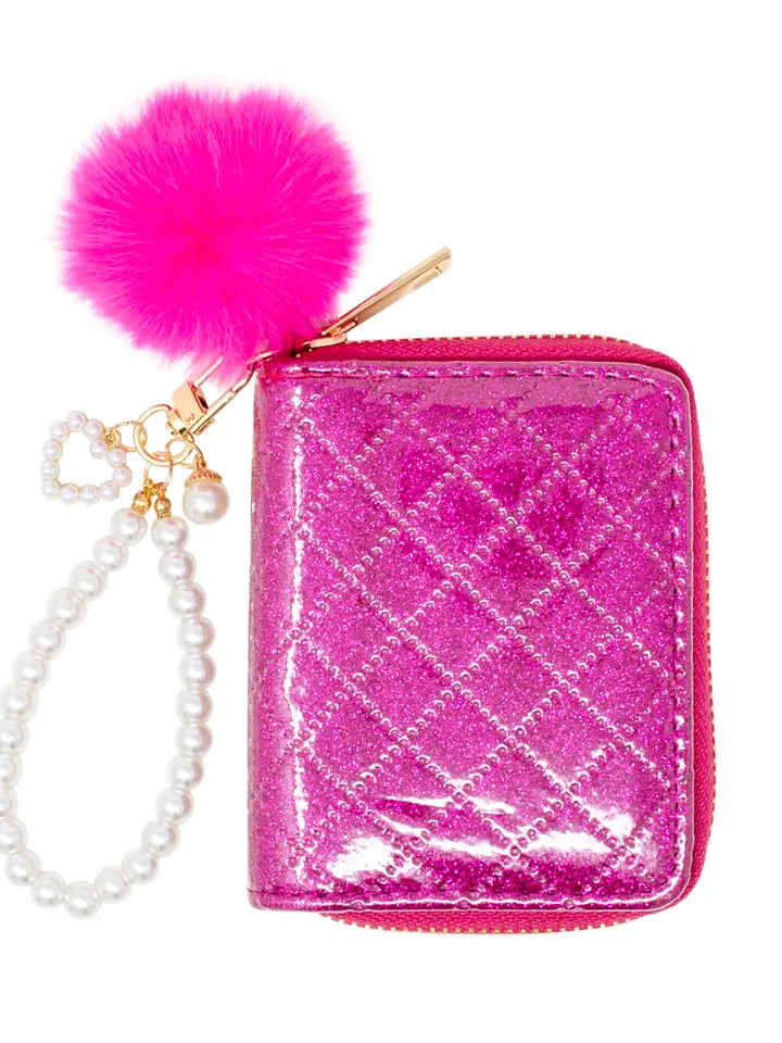 Sparkle Pearl Strap Wallet
