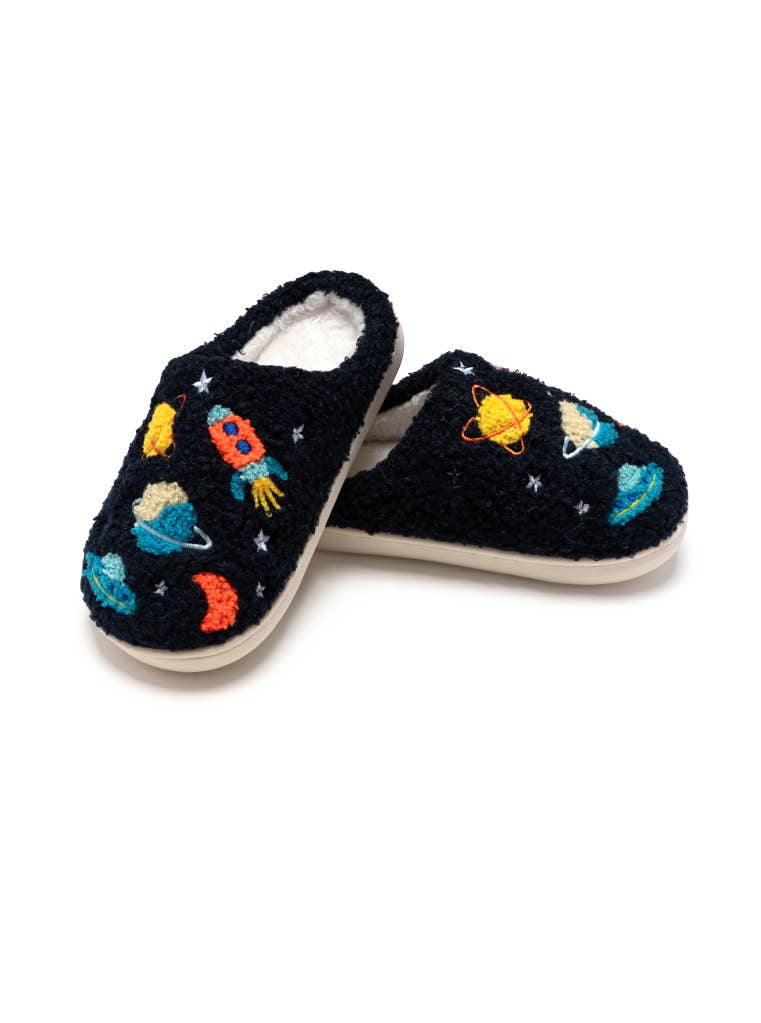 Kids Slippers - Outer Space
