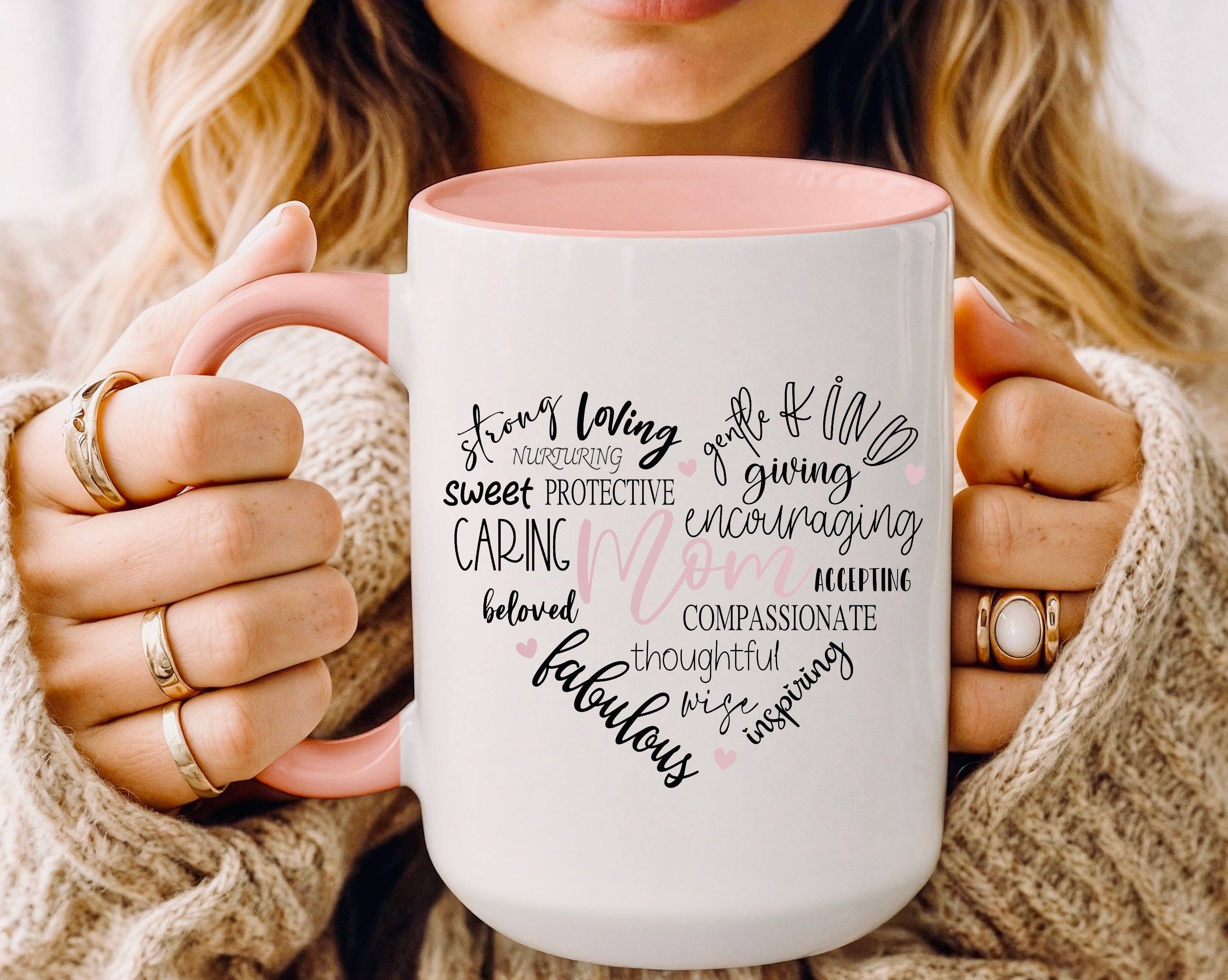 Mom Heart mug