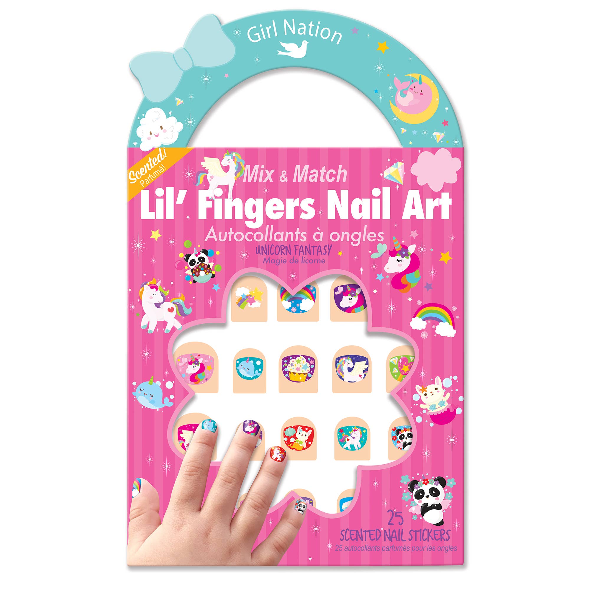 Lil' Fingers Nail Art Stickers- Unicorn Fantasy