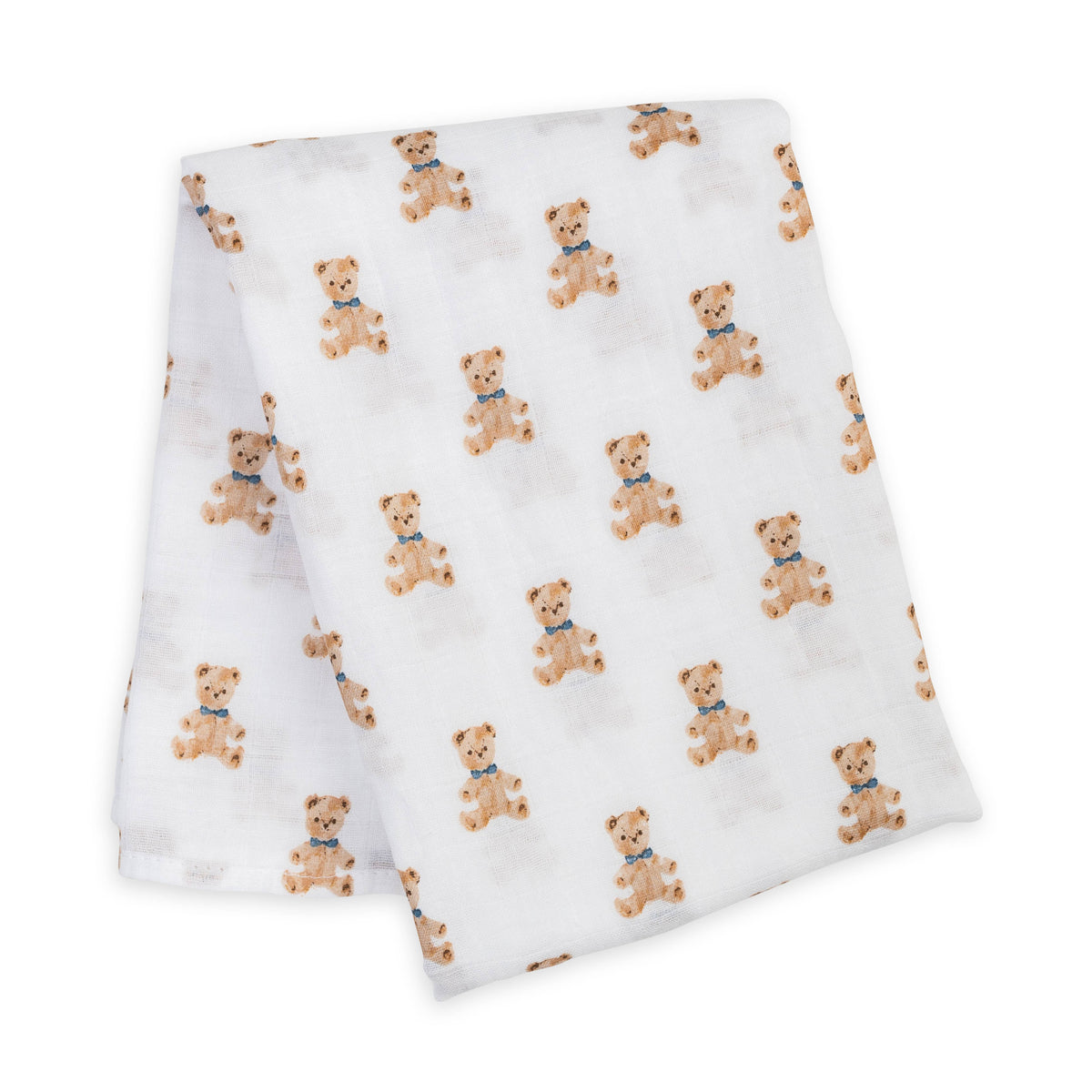 Muslin Cotton Swaddle Blanket - Vintage Bears