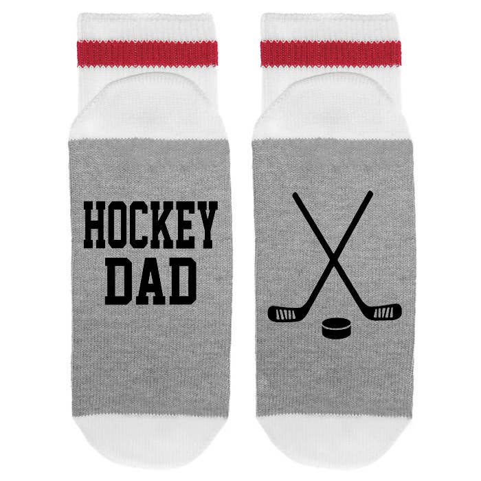 Hockey Dad With Hockey Sticks - Socks