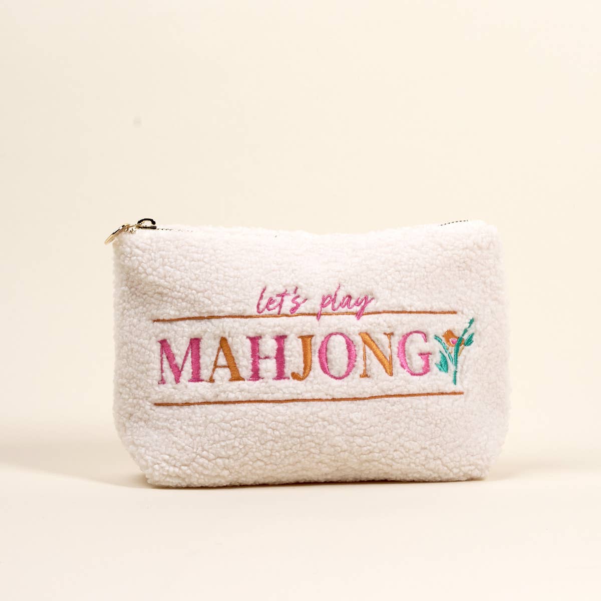 Teddy Pouch– Let's Play Mahjong