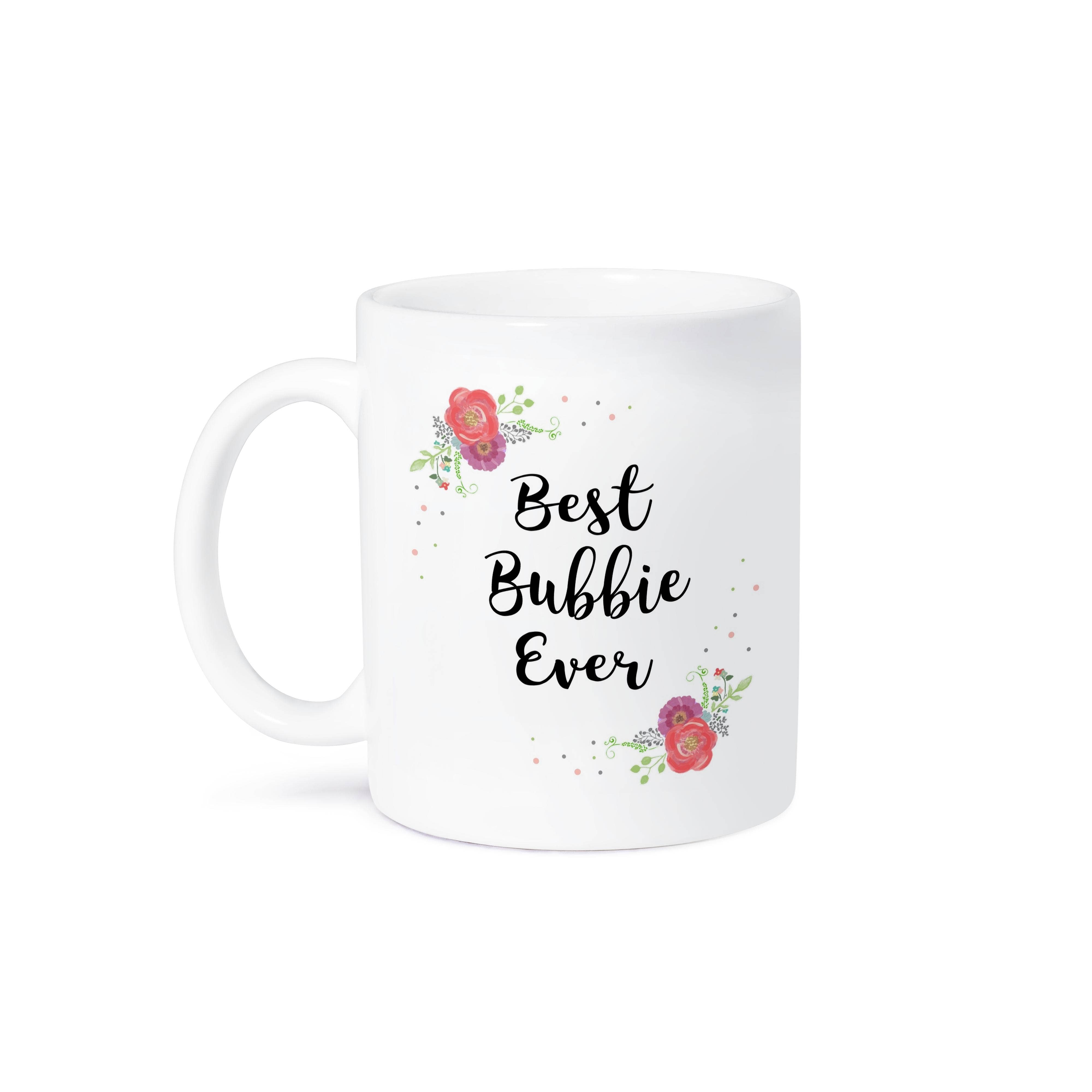 Floral Best Bubbie Ever Mug