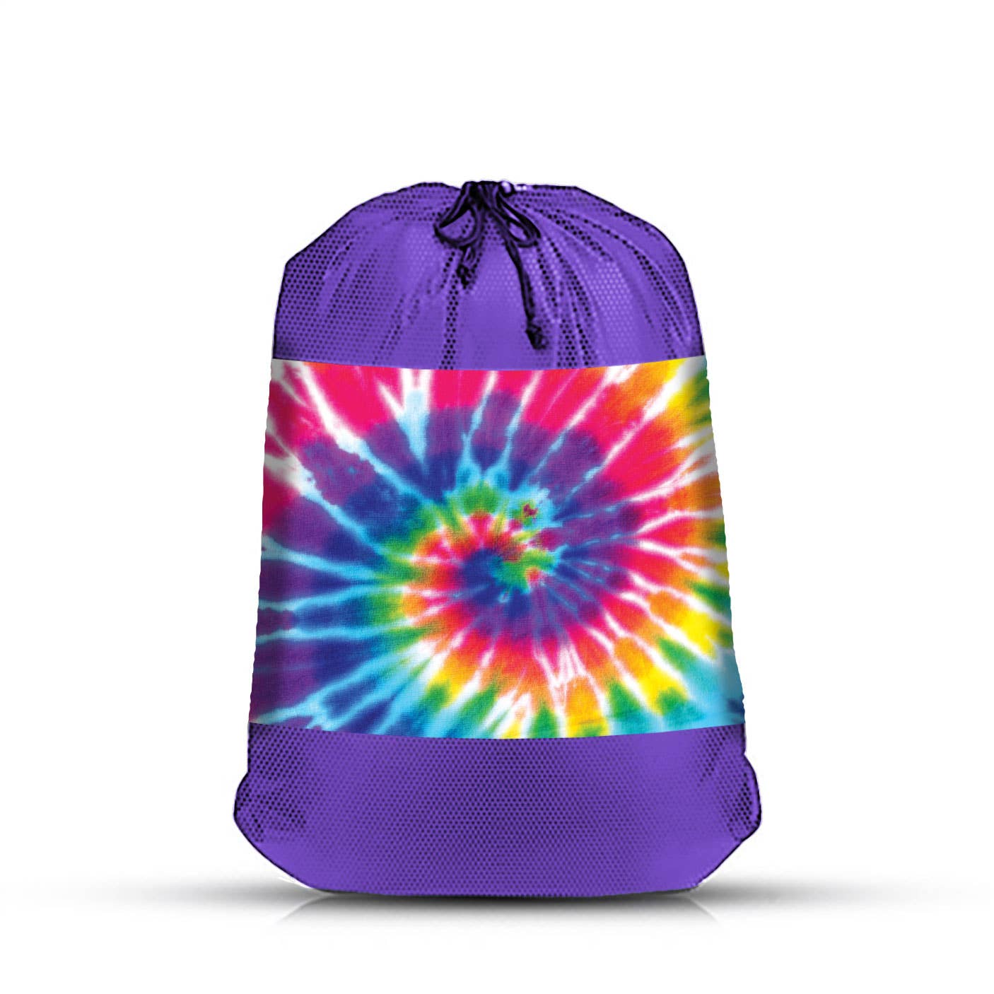 Primary Tie Dye Mesh Laundry Bag