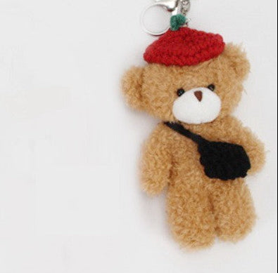 TEDDY BEAR BAG CHARM/ KEYCHAIN