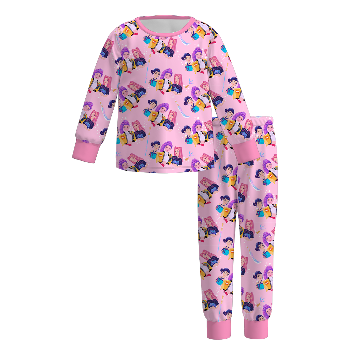 K-pop Demon Hunters Pink PJ set
