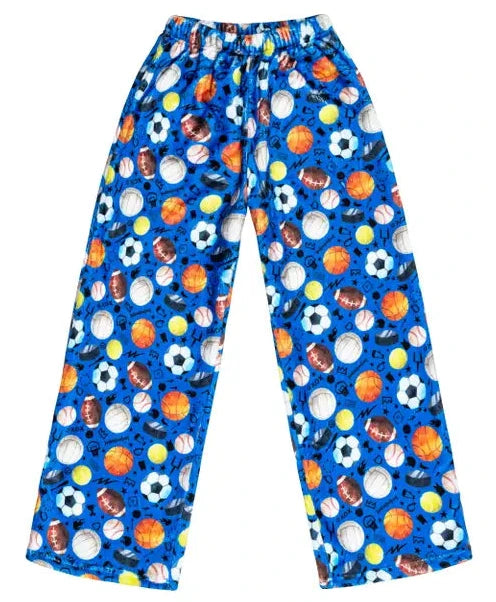 Plush Pants Blue Sports