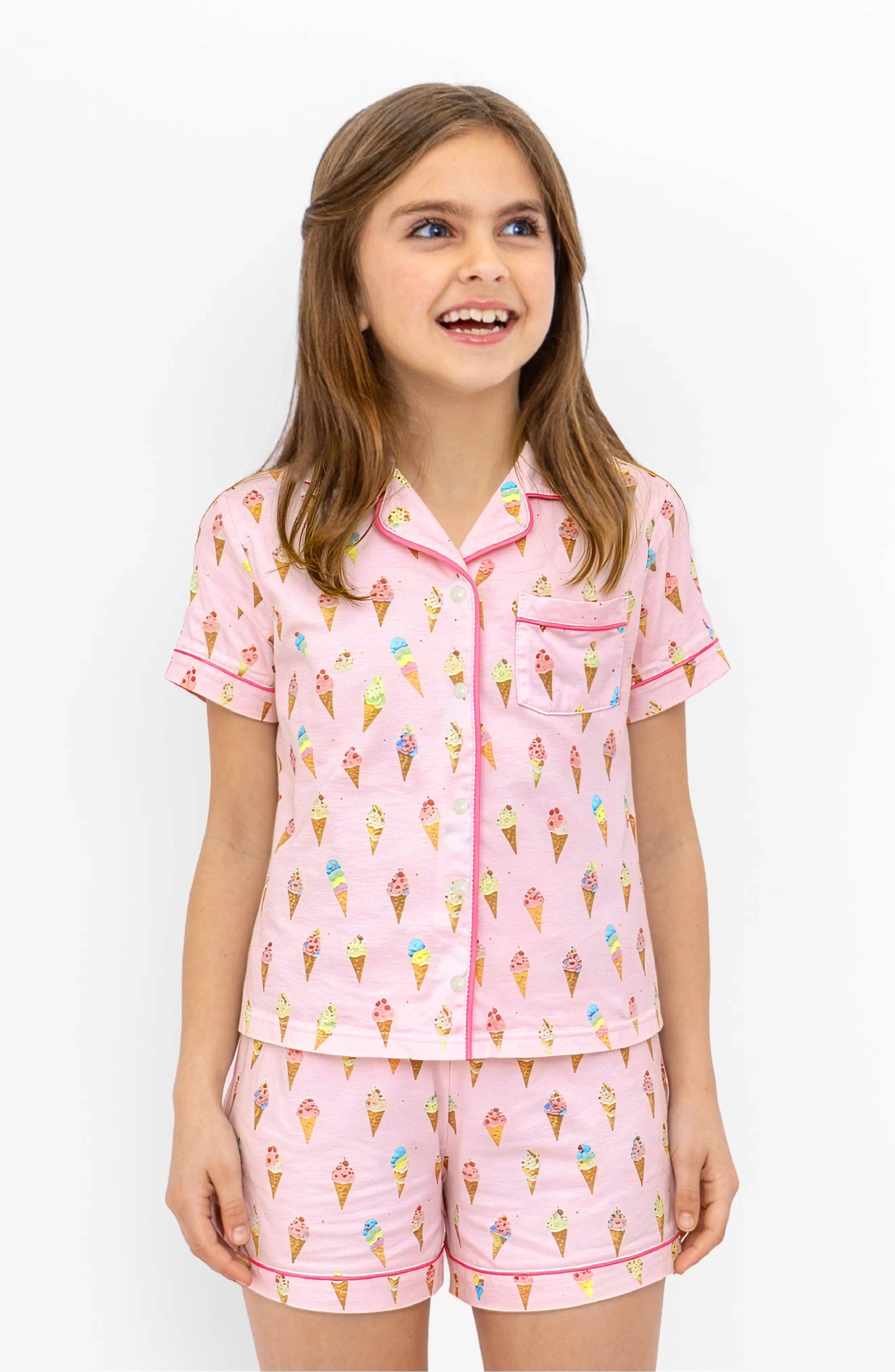 Ice Cream Short Sleeve PJ Set