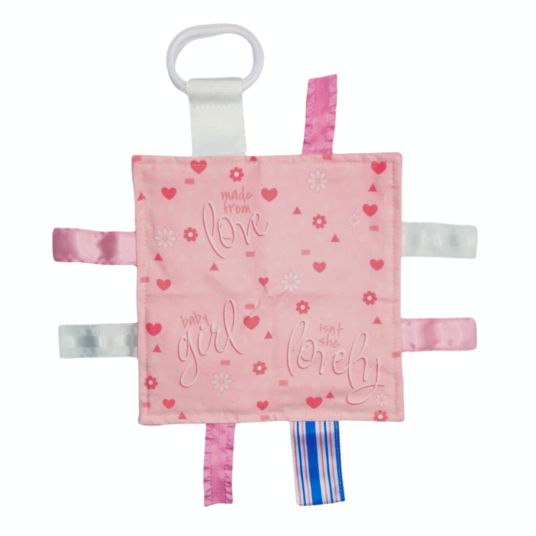 Baby Pink Tag Toy