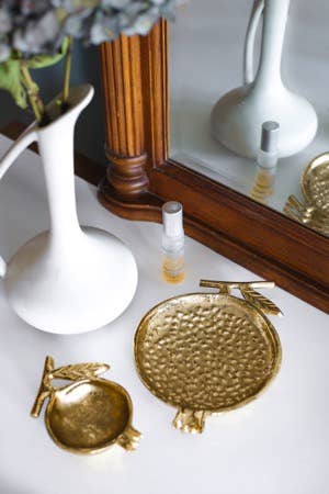 Gilded Pomegranate Bowl