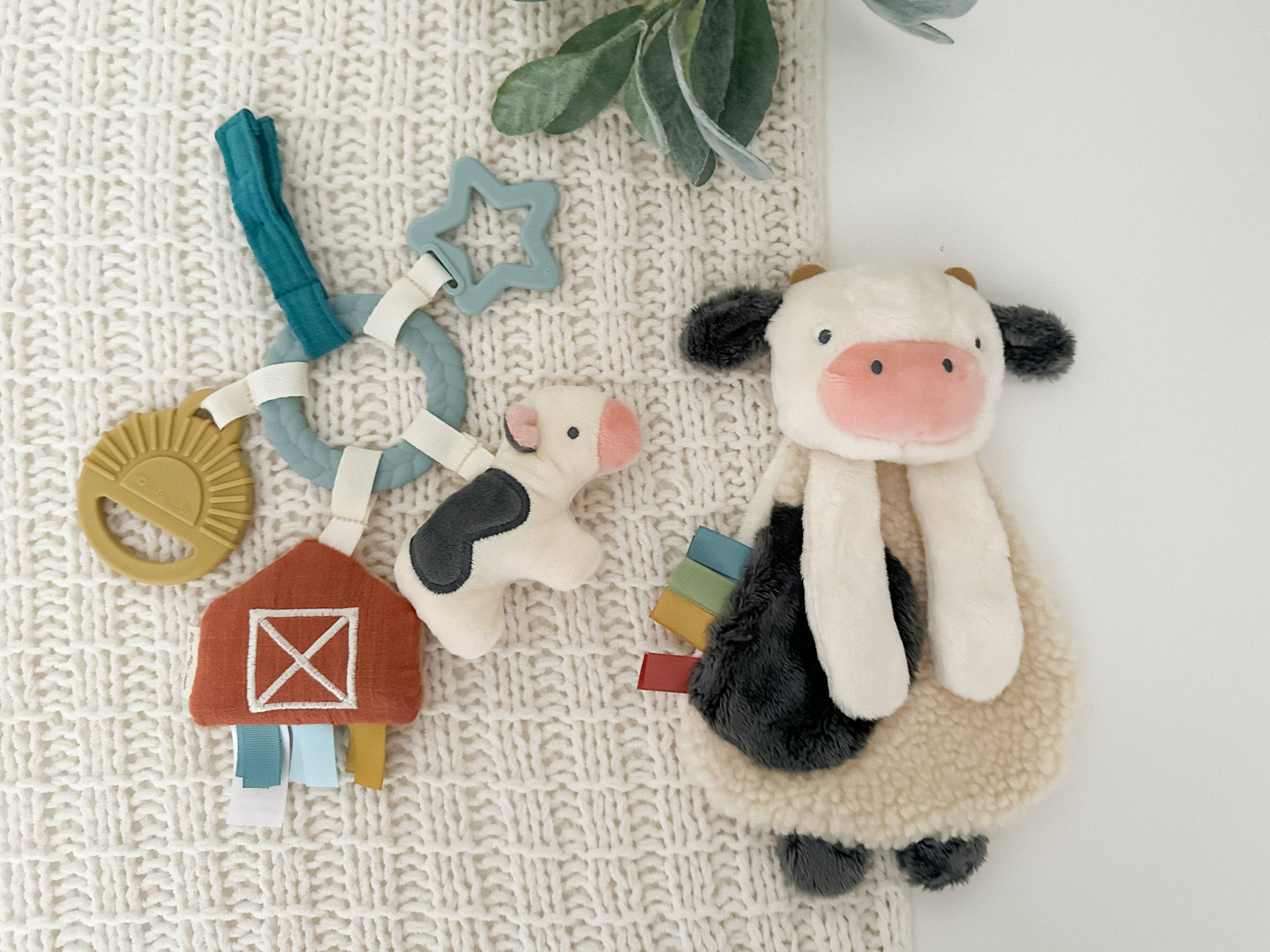 Lovey and teether farm Gift Set