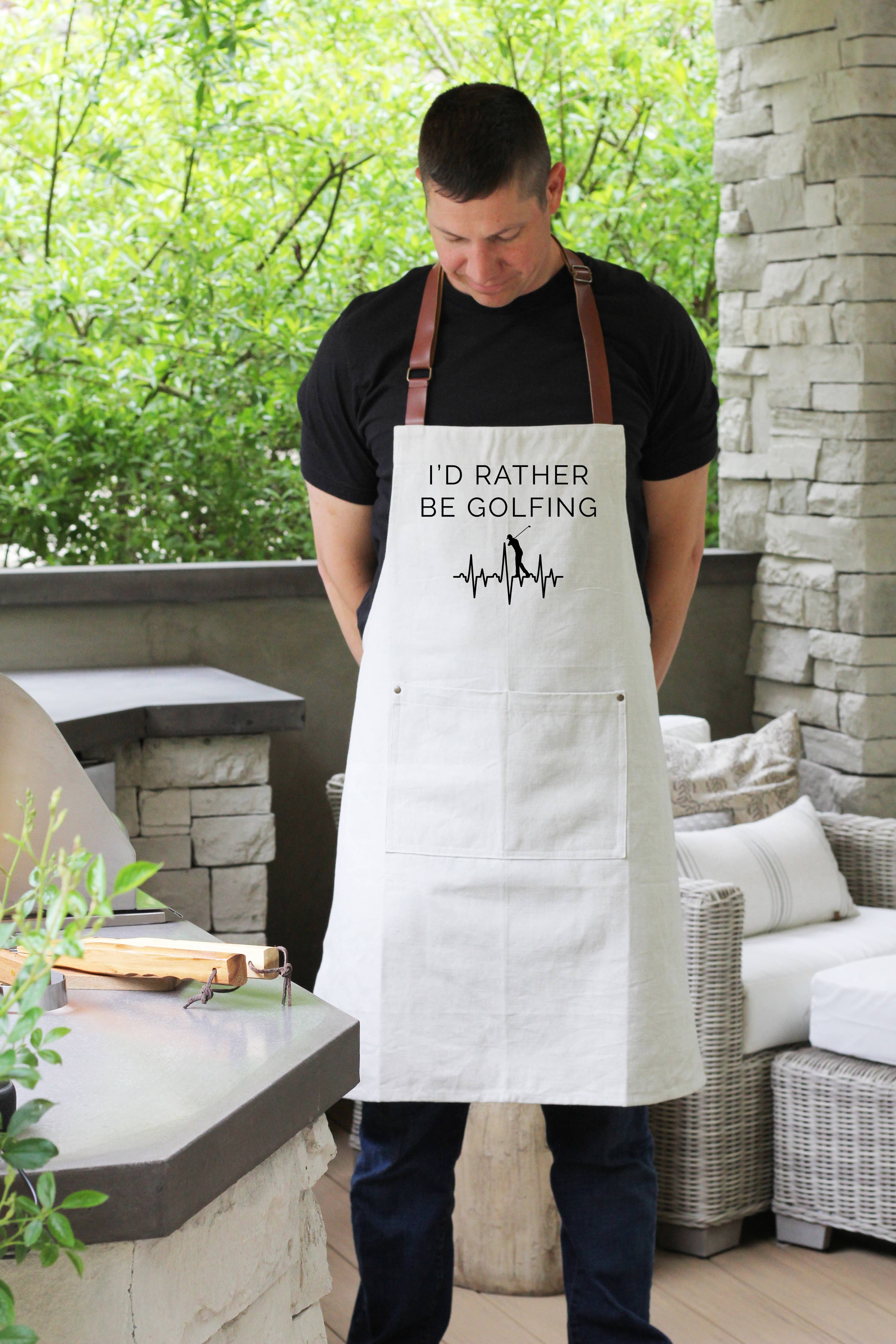 I'd Rather Be Golfing Apron