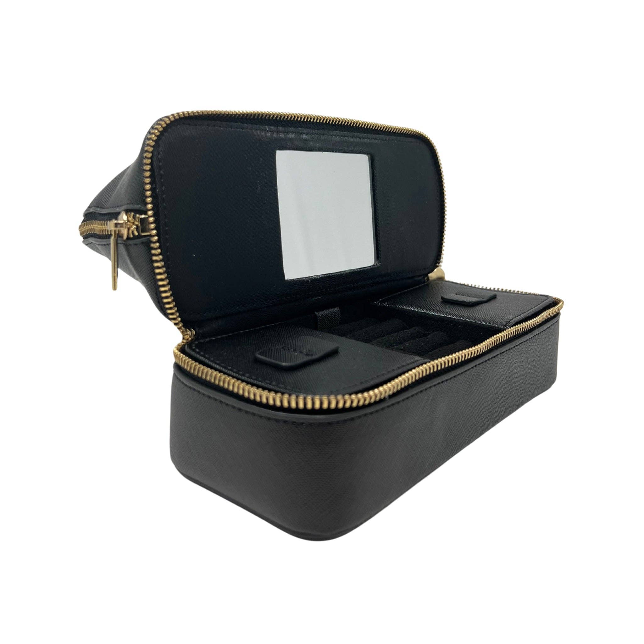 Personalized Cosmetic Bag with Jewelry Organizer