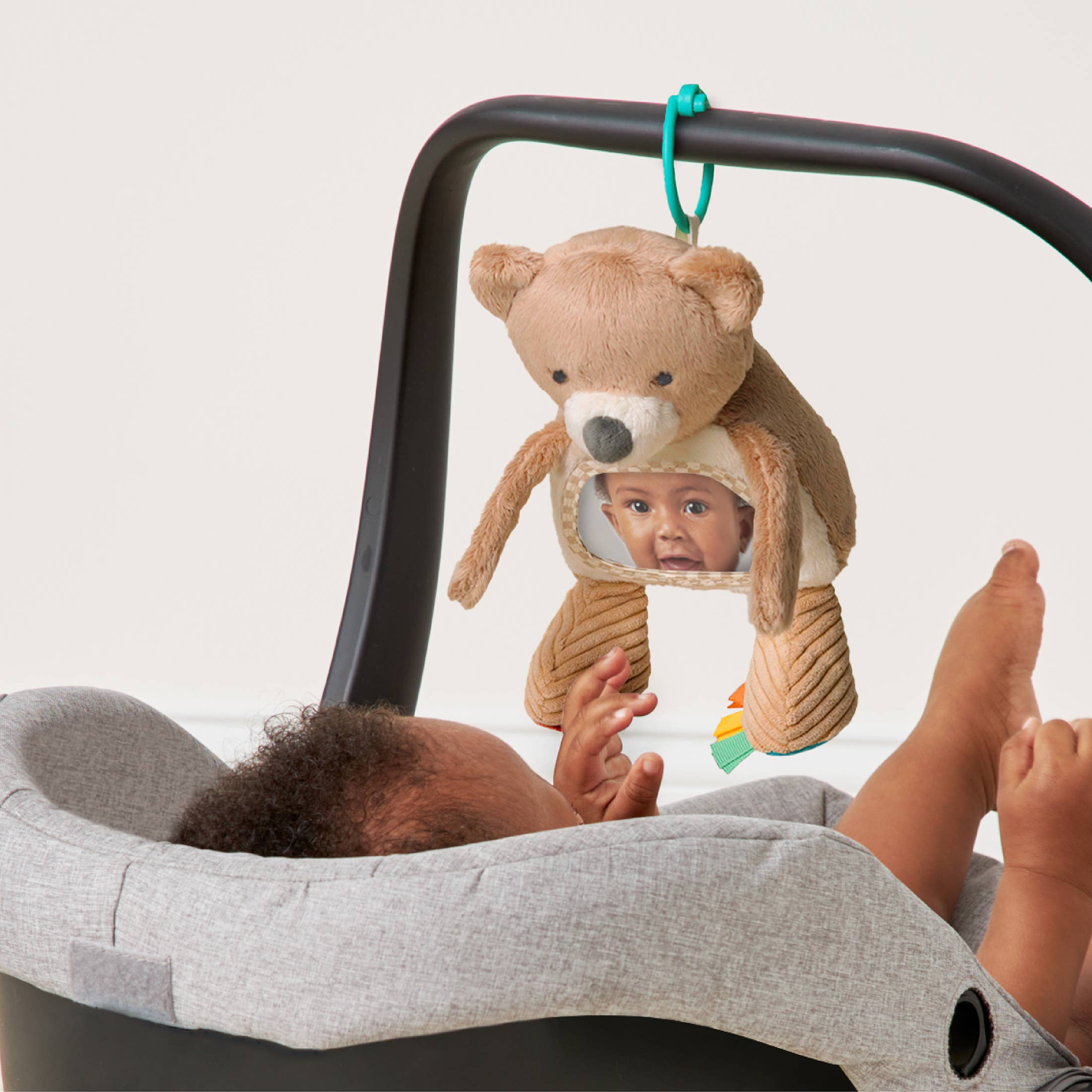 bear tummy time mirror