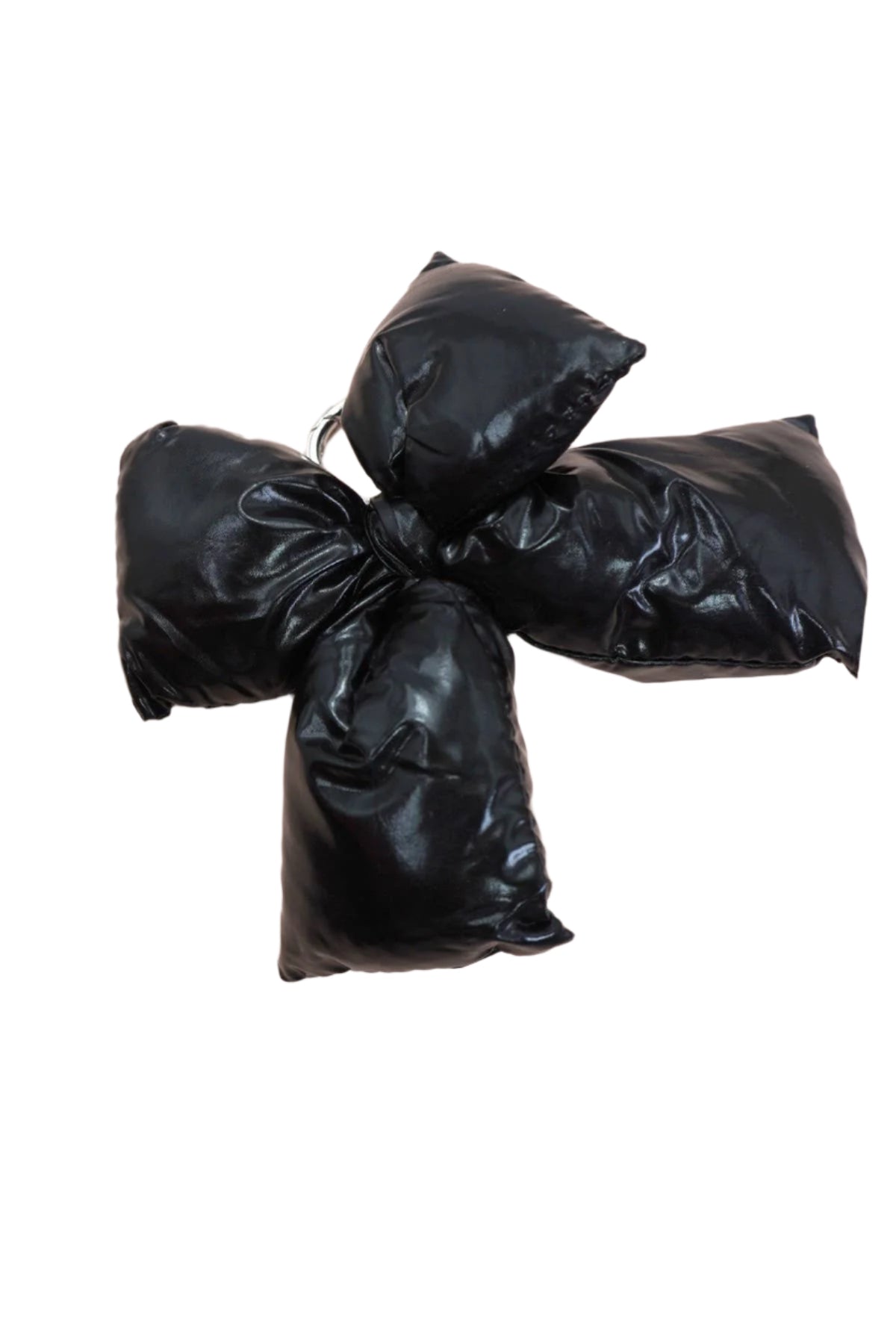 PUFFY BOW RIBBON BAG CHARM / KEYCHAIN