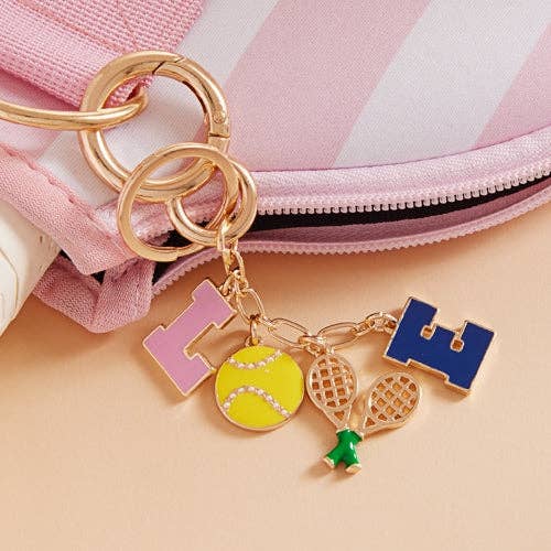Love Tennis Keychain
