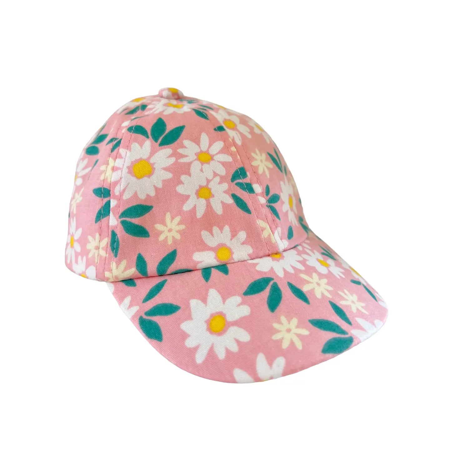 Casquette de baseball pour enfants, motif marguerite