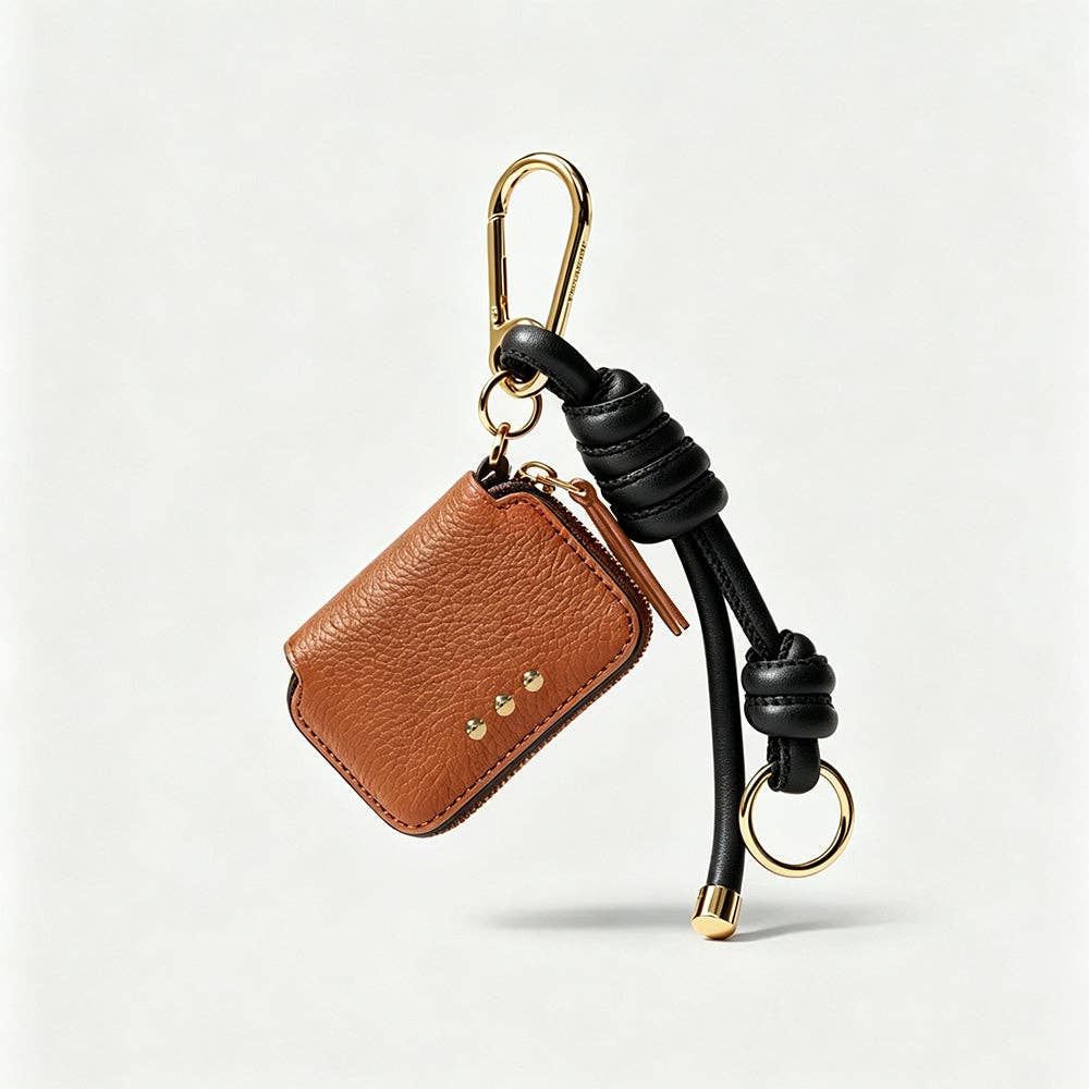 Clippable Card Wallet - brown