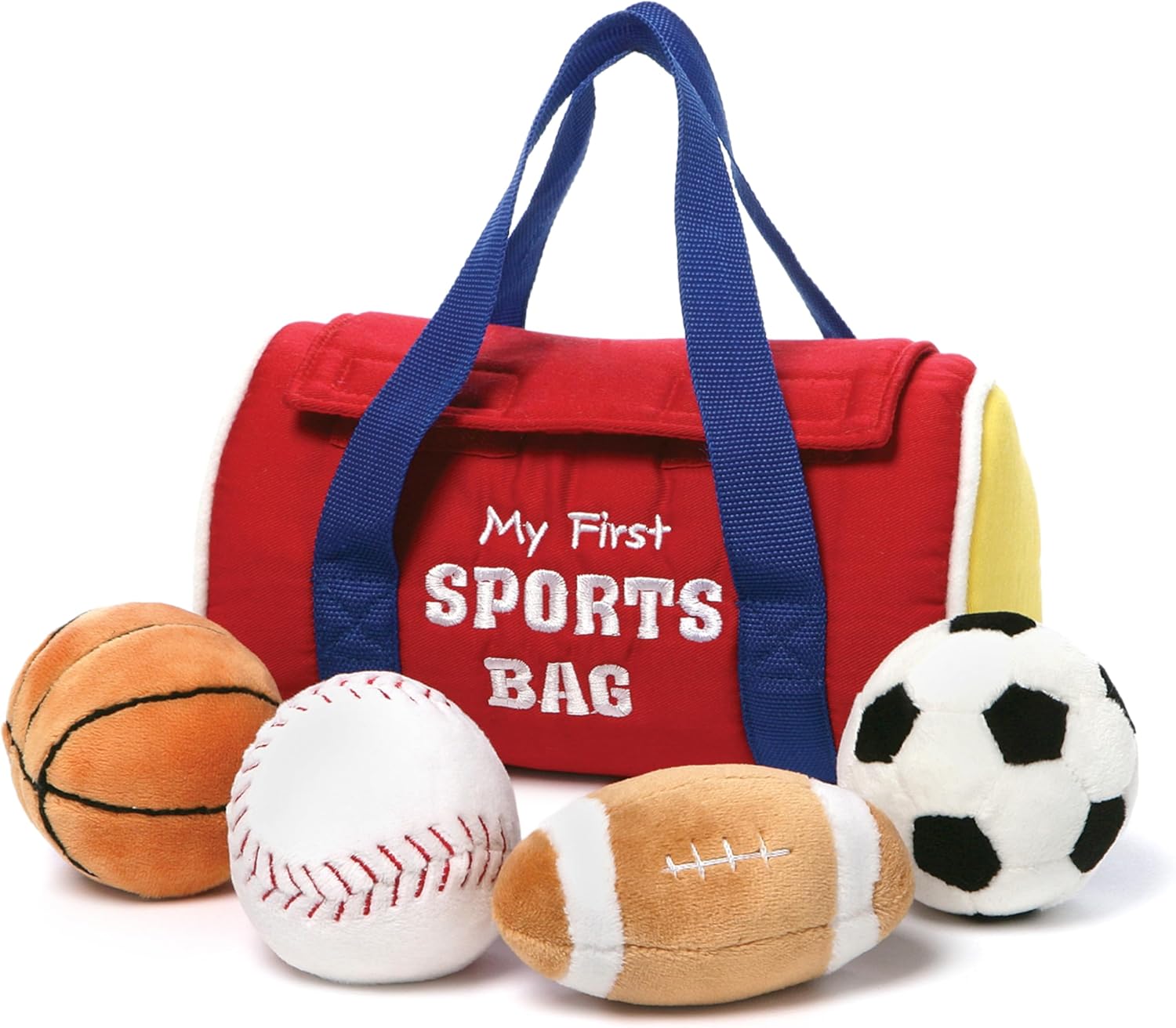 My First Sports Bag Stuffed Plush Playset