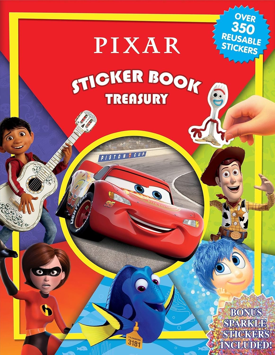 TRÉSOR DE LIVRES D'AUTOCOLLANTS DISNEY PIXAR : DISNEY PIXAR