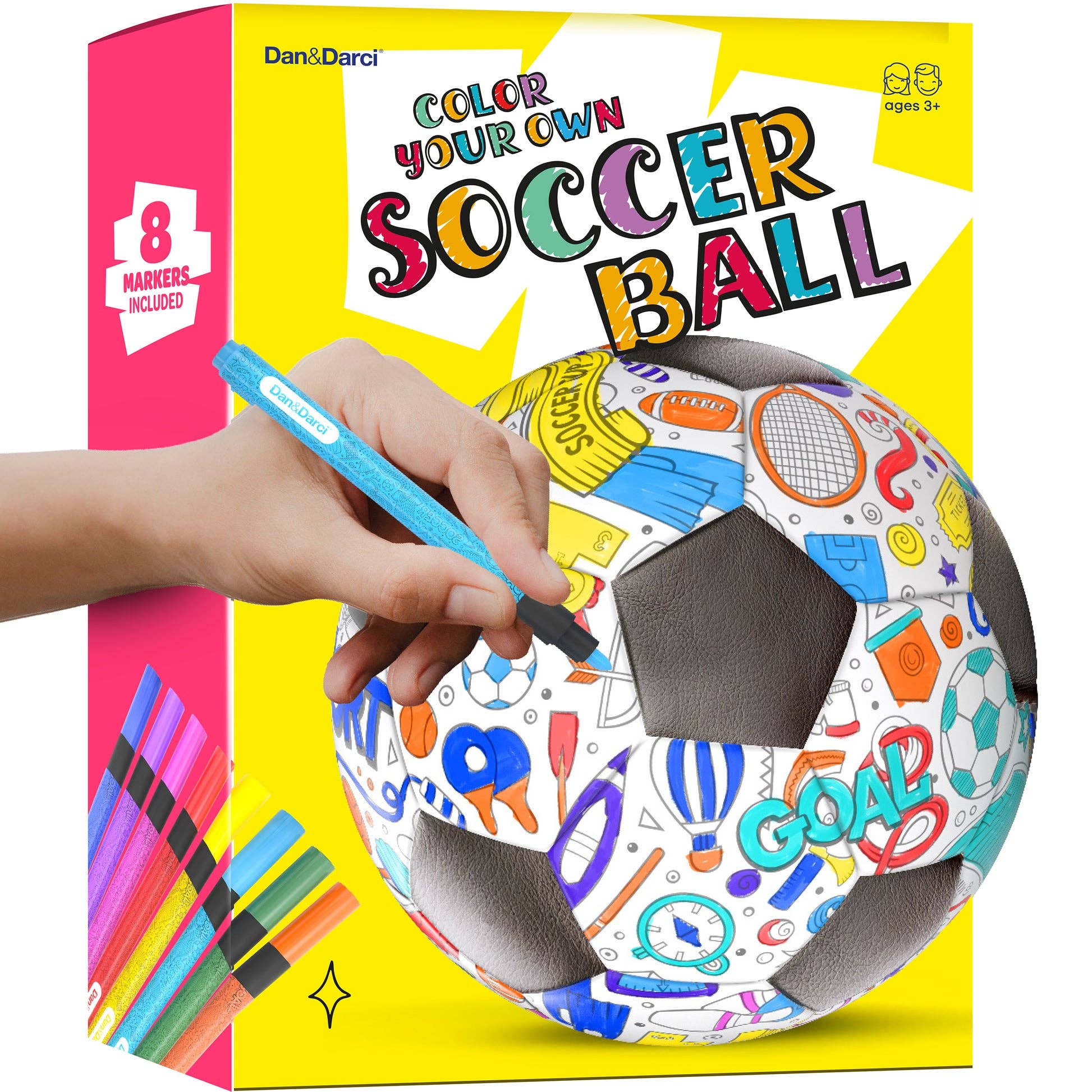 Soccer Ball Coloring Kit for Kids