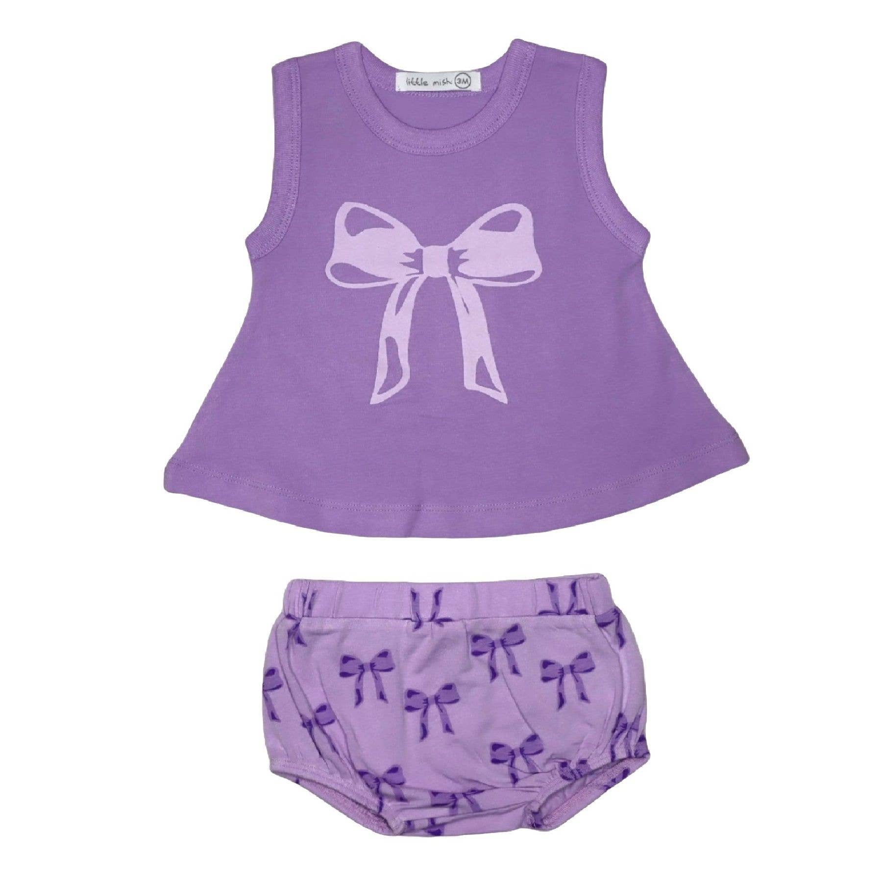 Ensemble de couches Baby Swing - Nœuds violets