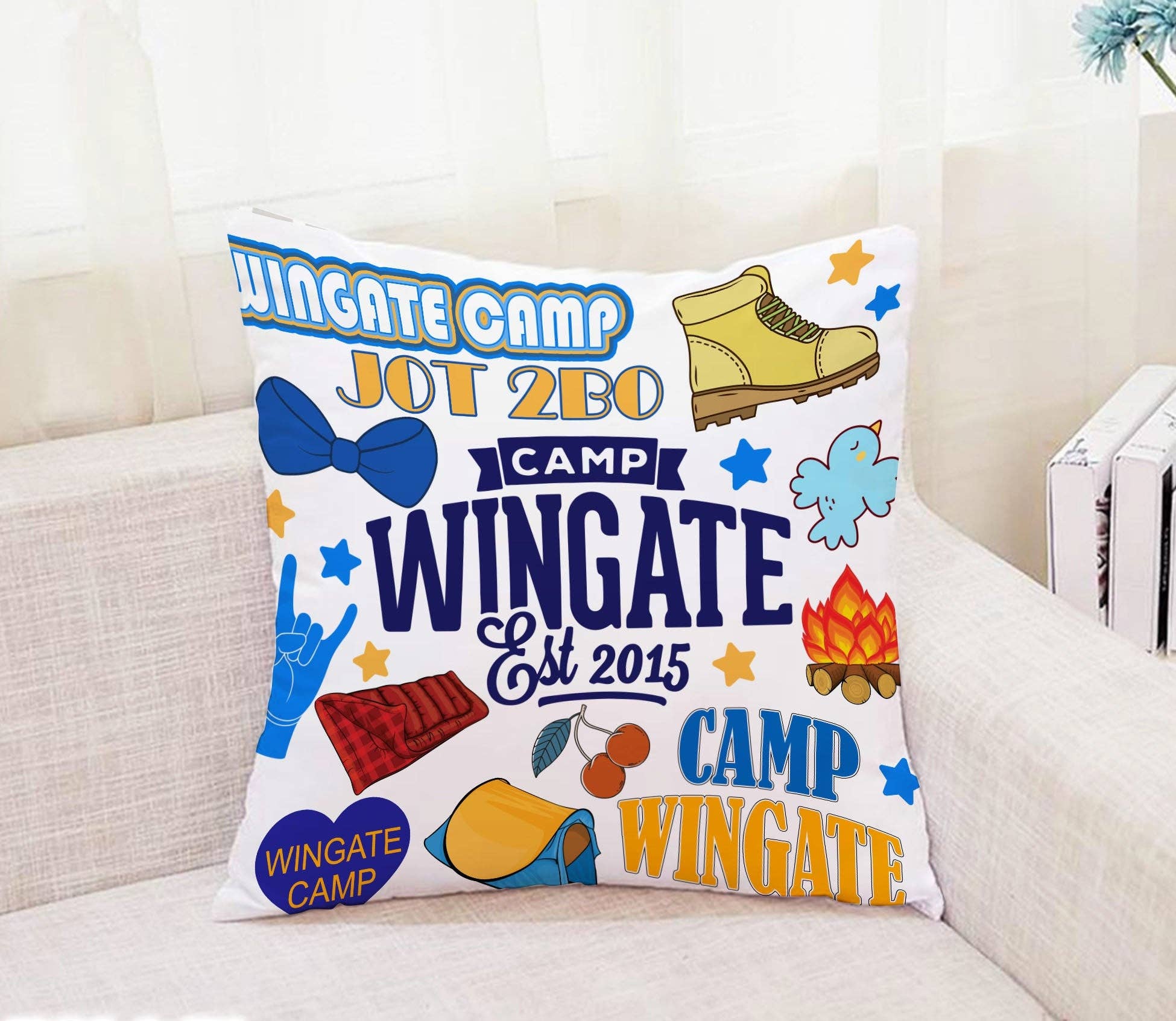 Autograph Pillow - Camp Wingate