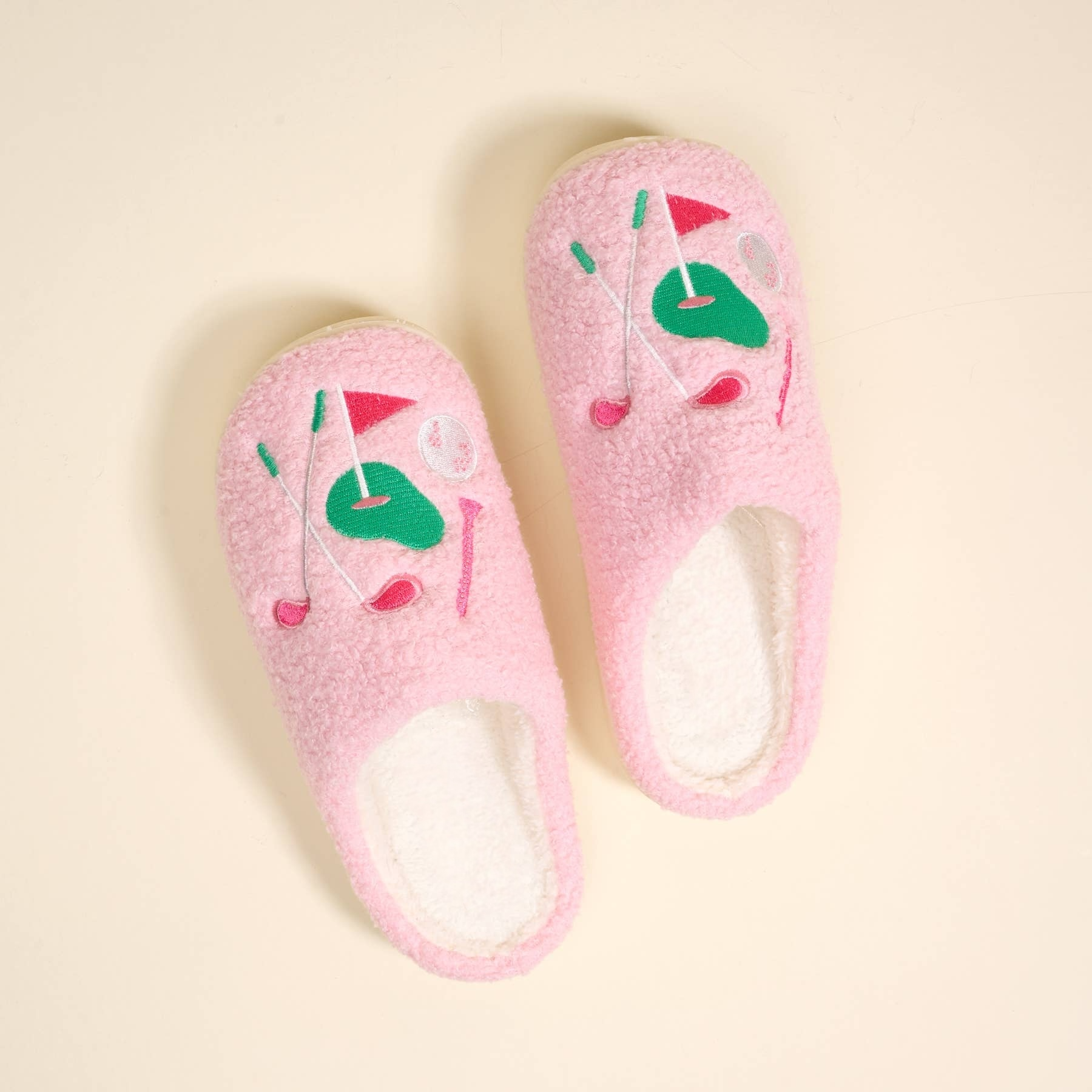Fuzzy Slippers–The Golf Edit