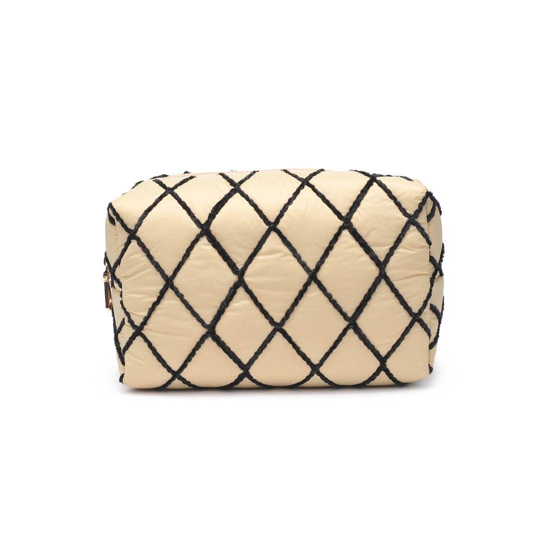 Puffer Cosmetic pouch - cream