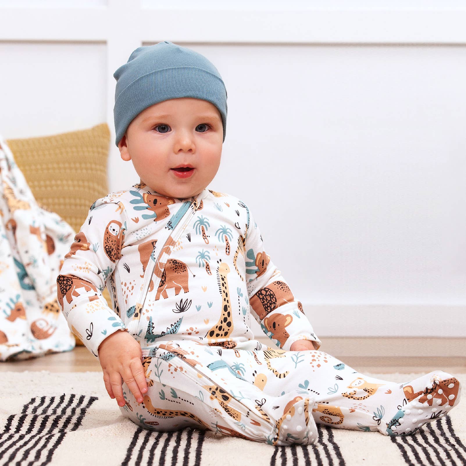 Jungle Jamboree Bamboo Zipper Sleeper