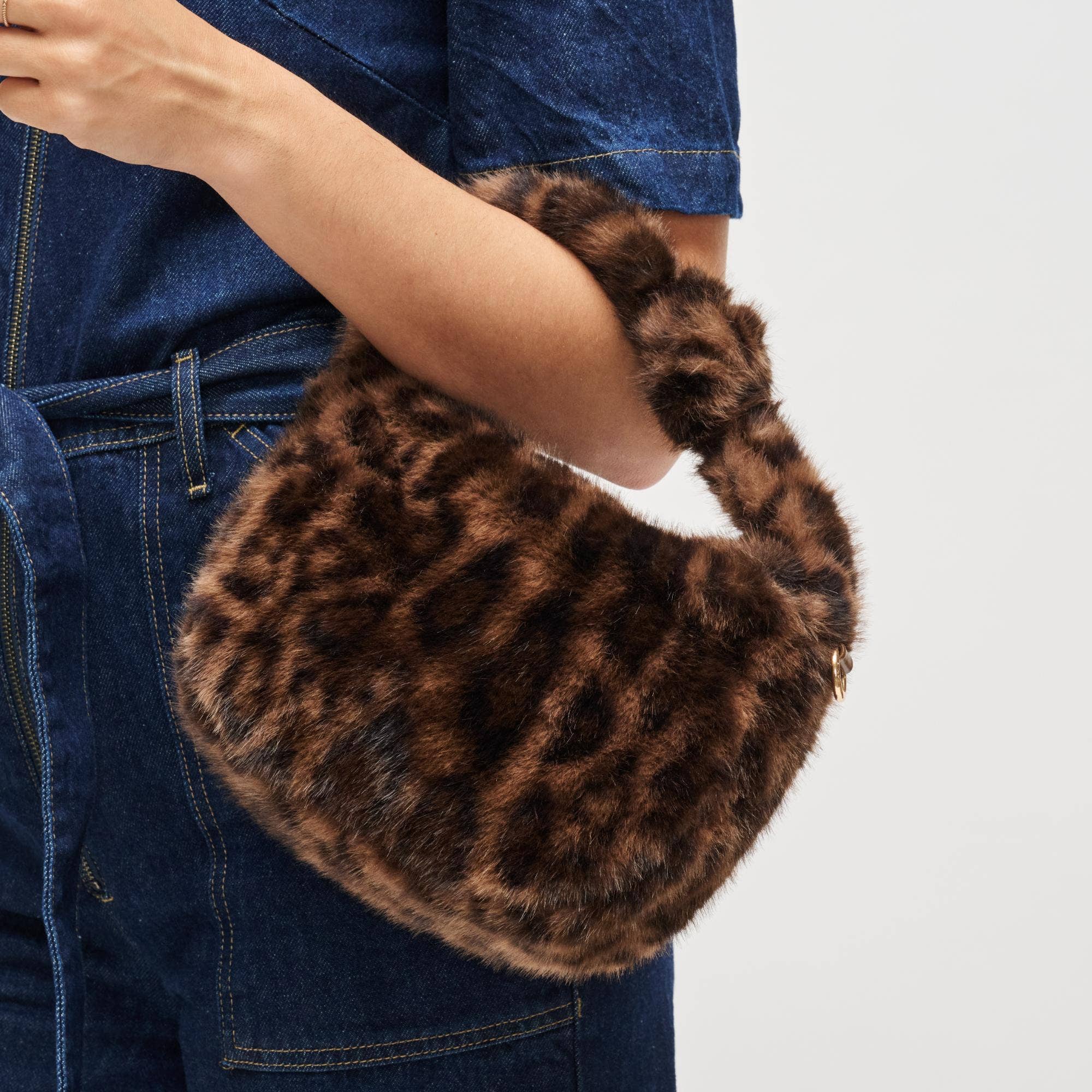 Monica - Faux Fur Crossbody