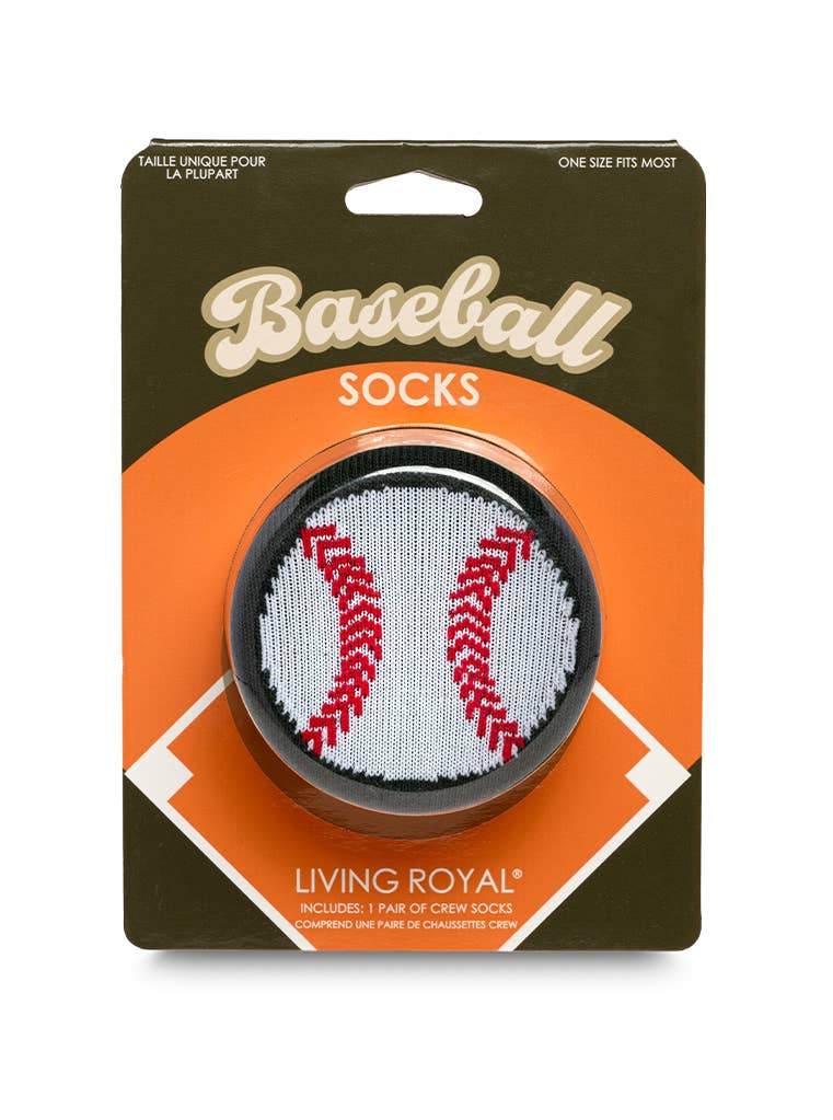 Chaussettes mi-mollet emballées en 3D - Baseball - Vert forêt