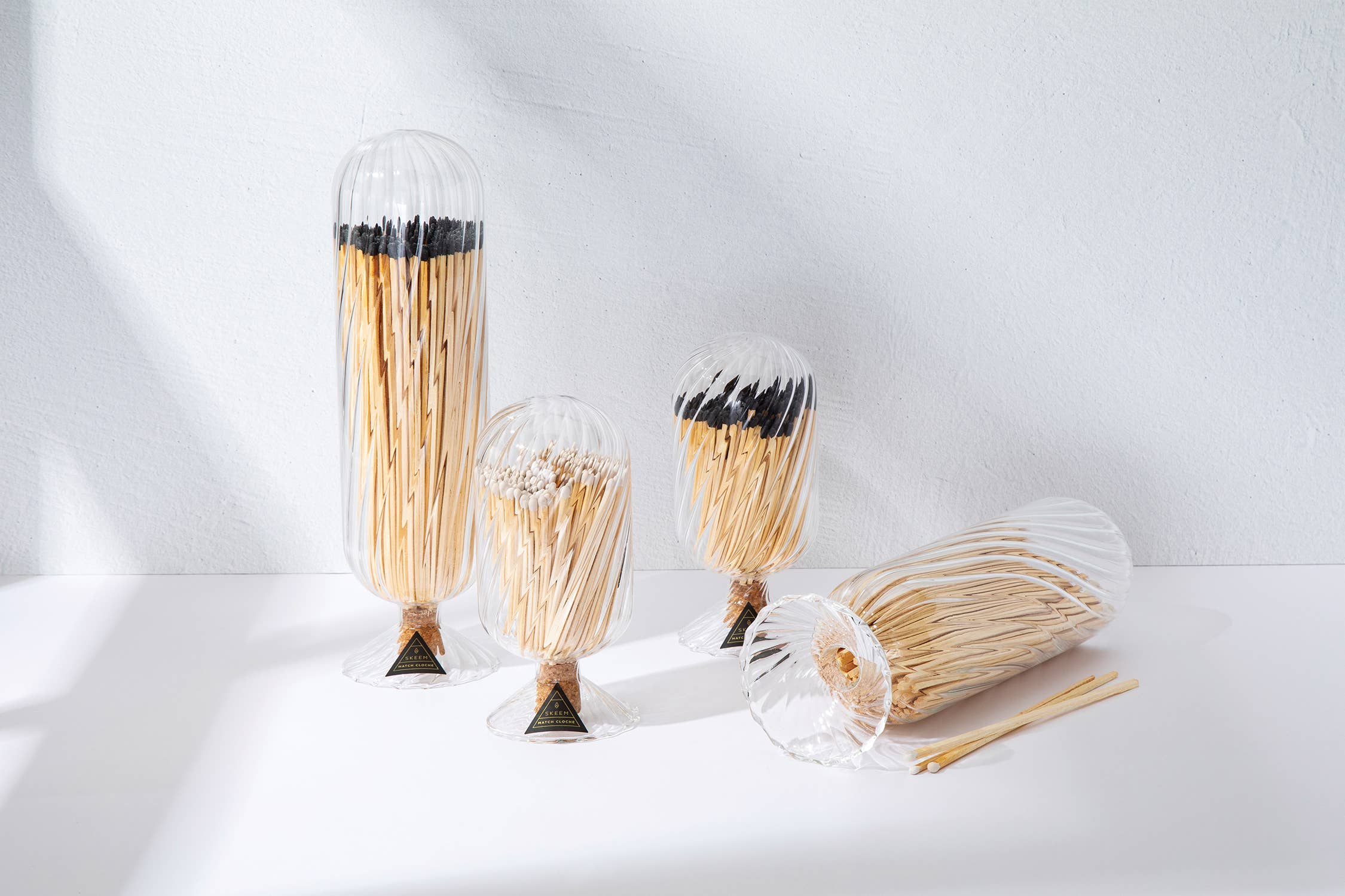 Fireplace Match Cloche White Tip