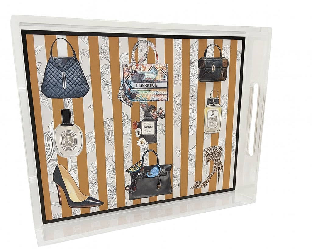 Fancy Wardrobe print Acrylic Tray