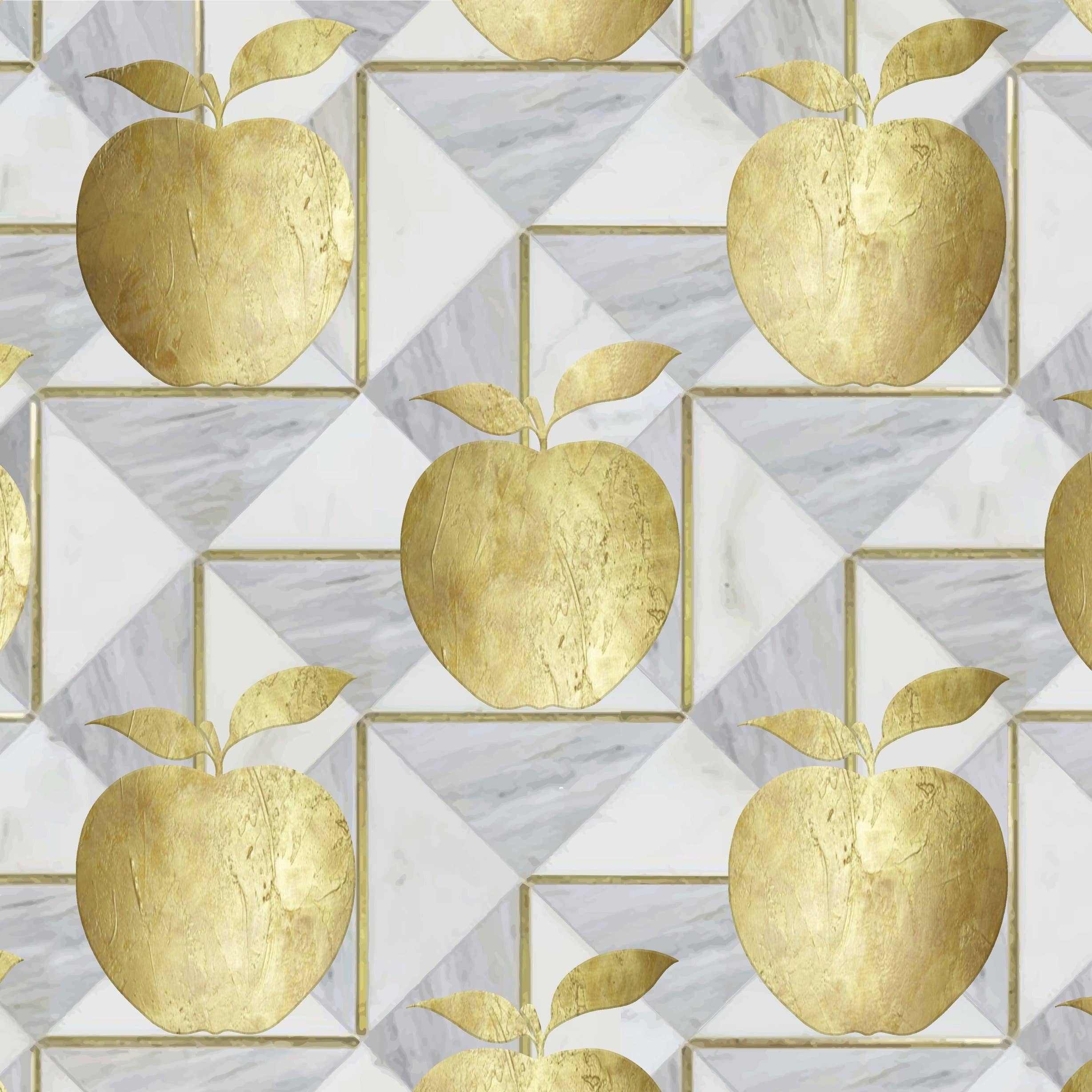 Golden Apple square placemat - 24 sheets